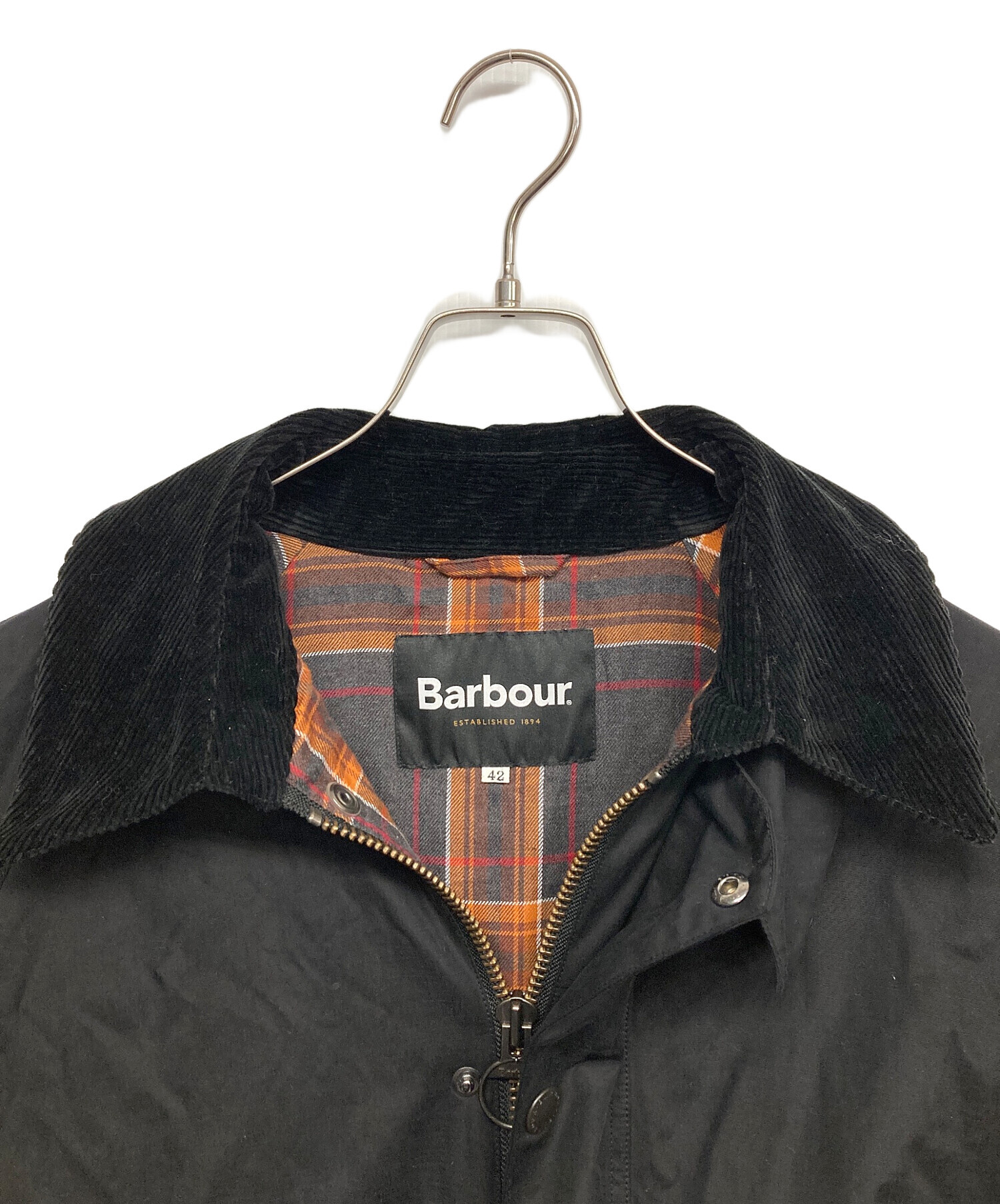 中古・古着通販】Barbour (バブアー) ノンオイルジャケット ブラック