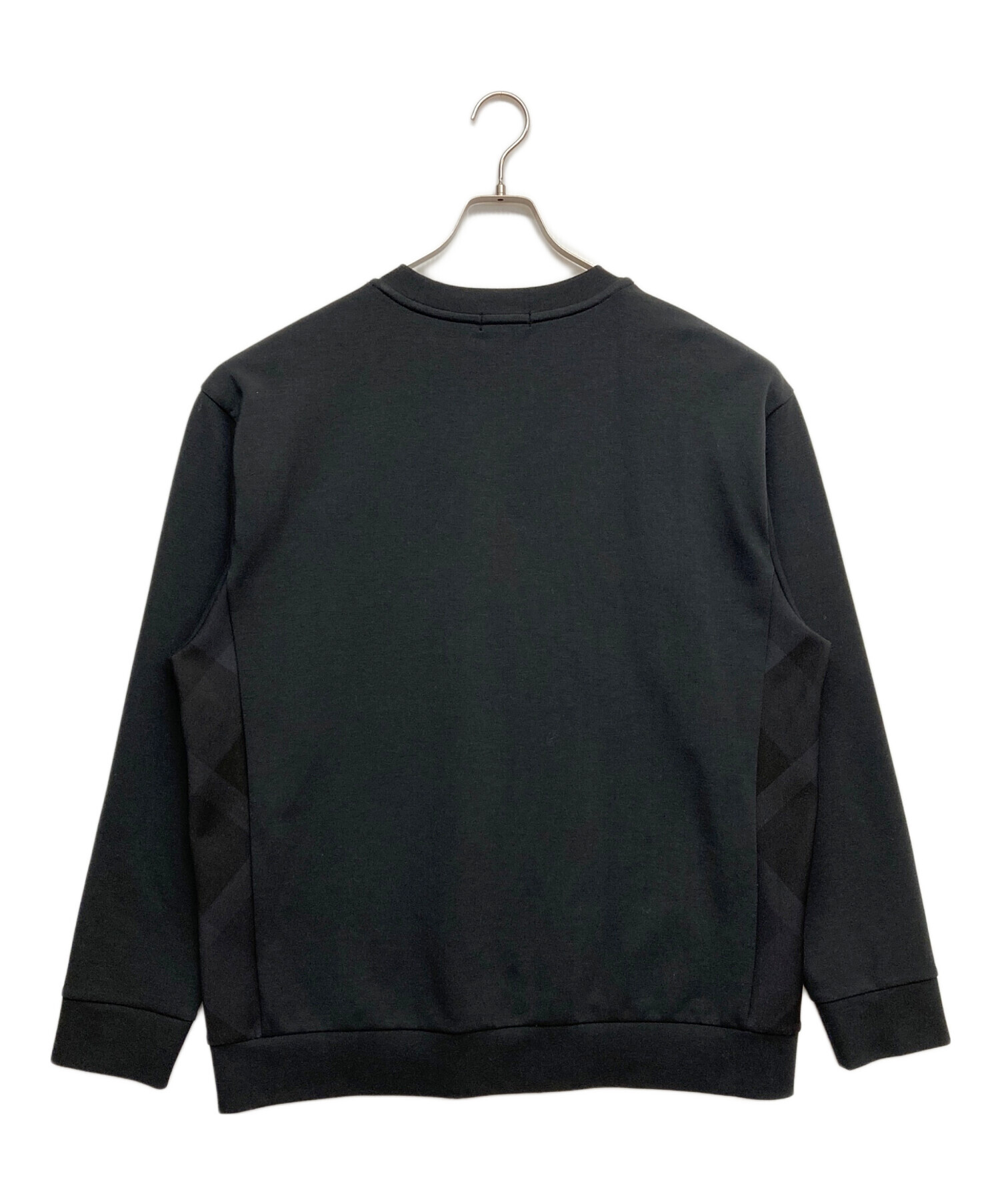 BLACK LABEL CRESTBRIDGE スウェット 黒 貴重LL ポリ 中古・古着通販】BLACK LABEL CRESTBRIDGE (ブラックレーベル クレスト