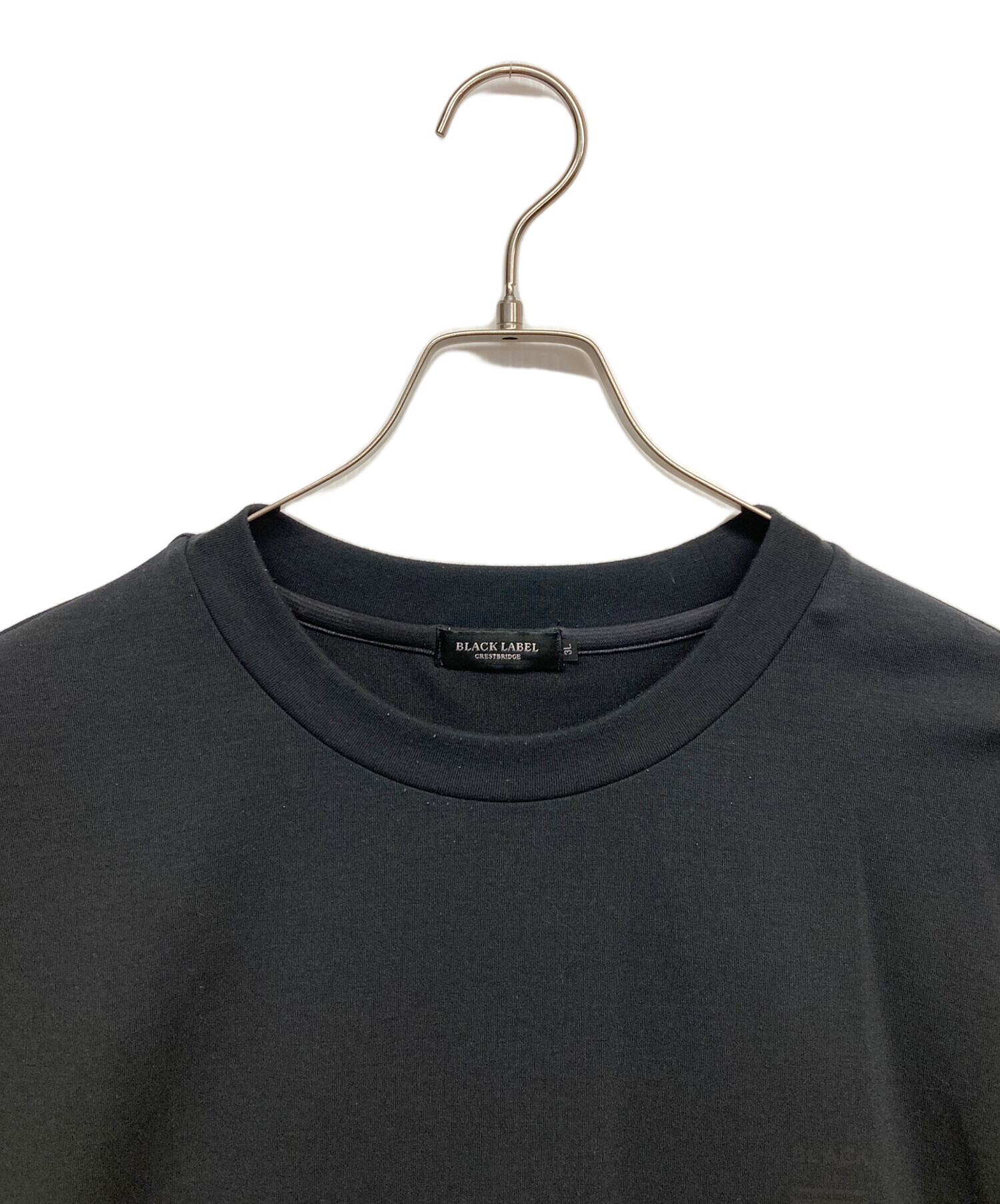 BLACK LABEL CRESTBRIDGE スウェット 黒 貴重LL ポリ BLACK LABEL