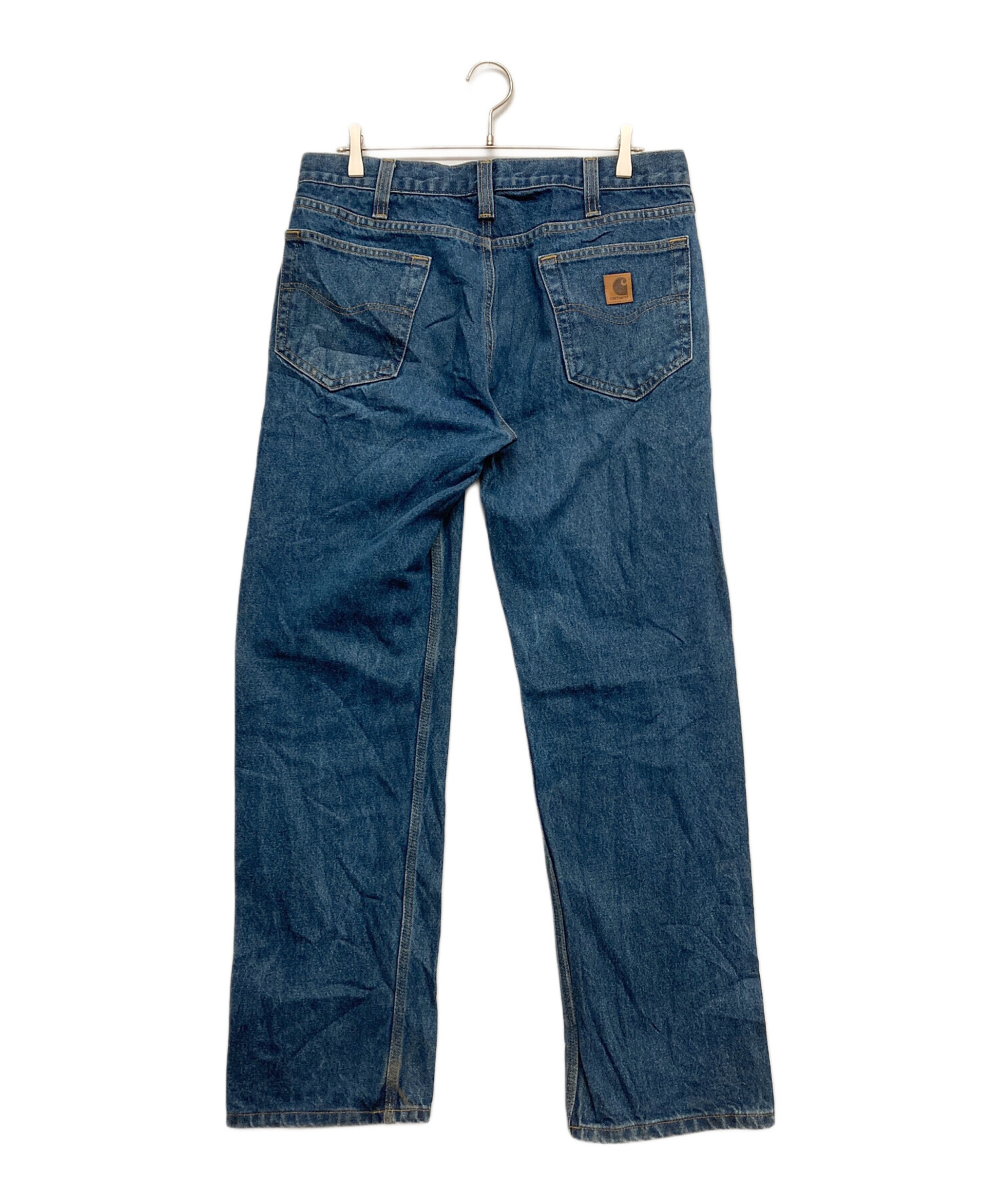 中古・古着通販】CarHartt (カーハート) デニムパンツ ブラック サイズ