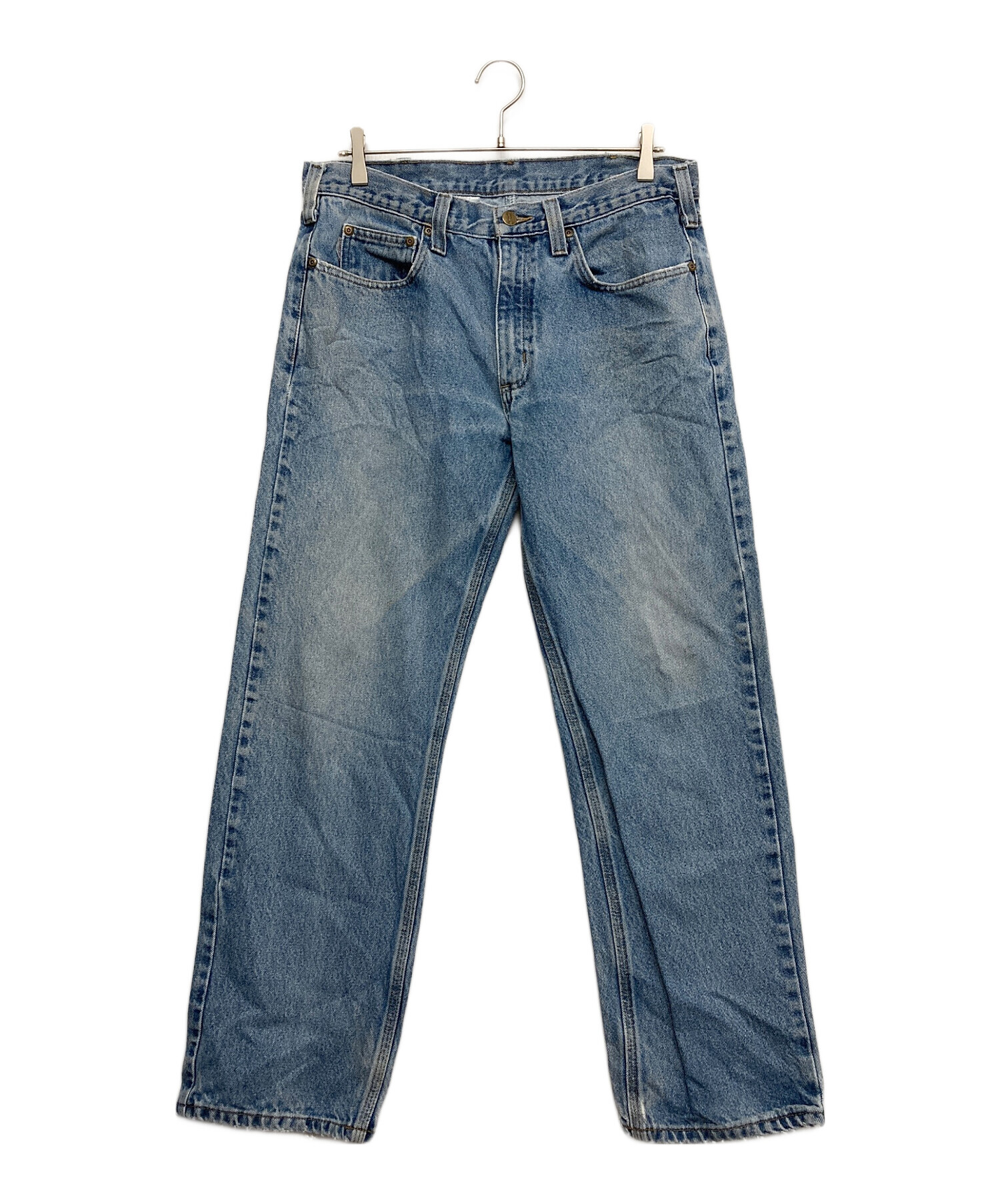 中古・古着通販】CarHartt (カーハート) デニムパンツ ブルー サイズ