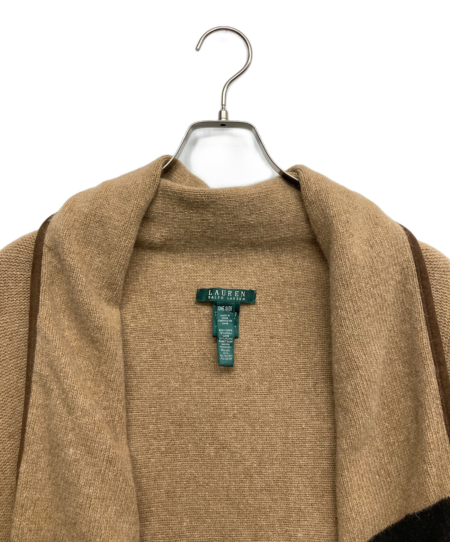 中古・古着通販】RALPH LAUREN (ラルフローレン) ニットケープ 