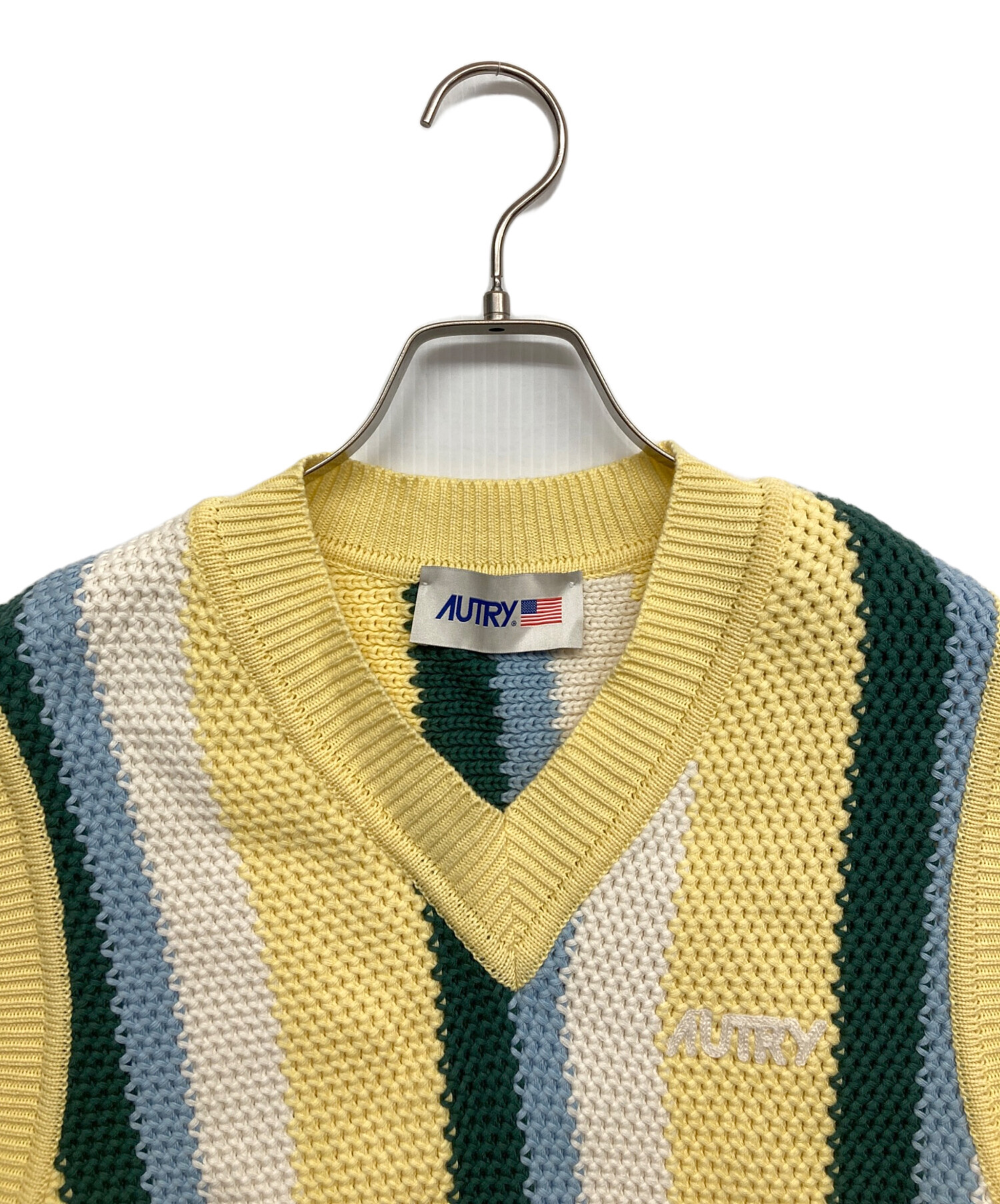 中古・古着通販】AUTRY (オートリ―) Autry Multi Stripe Knit Vest As 