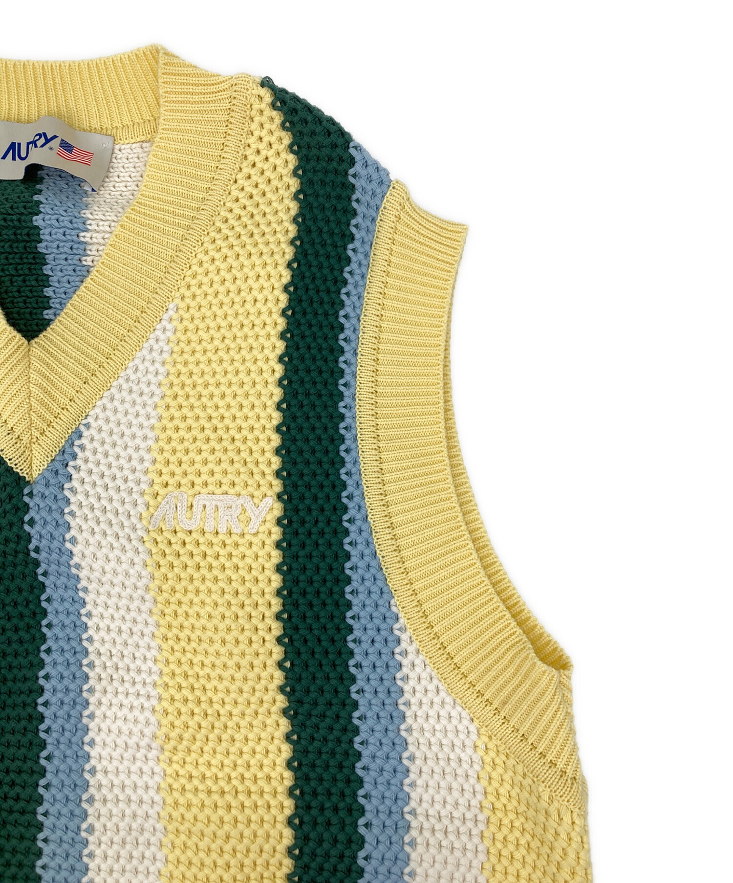 中古・古着通販】AUTRY (オートリ―) Autry Multi Stripe Knit Vest As 
