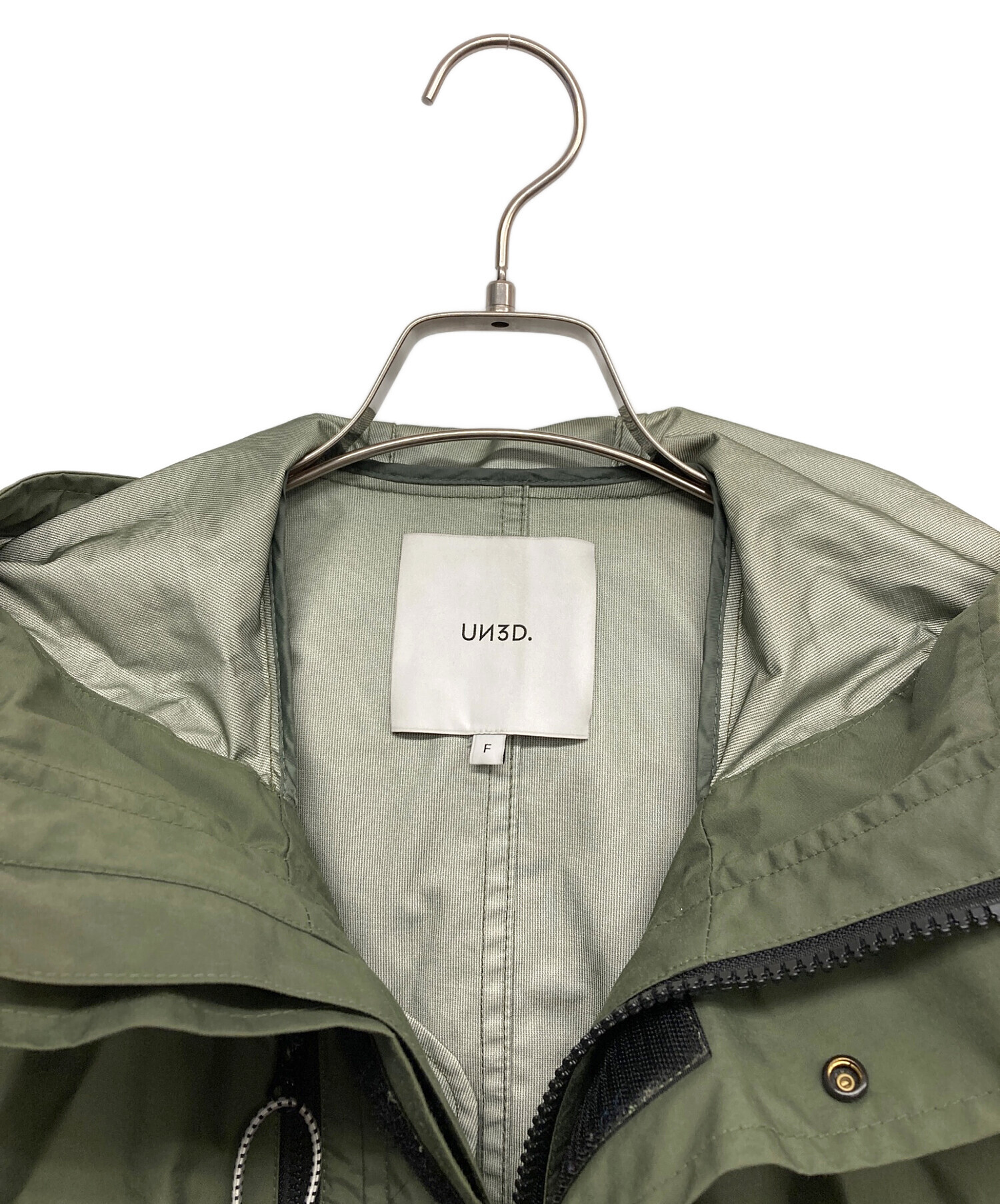 中古・古着通販】UN3D. (アンスリード) MIDDLE HOOD BZ グリーン