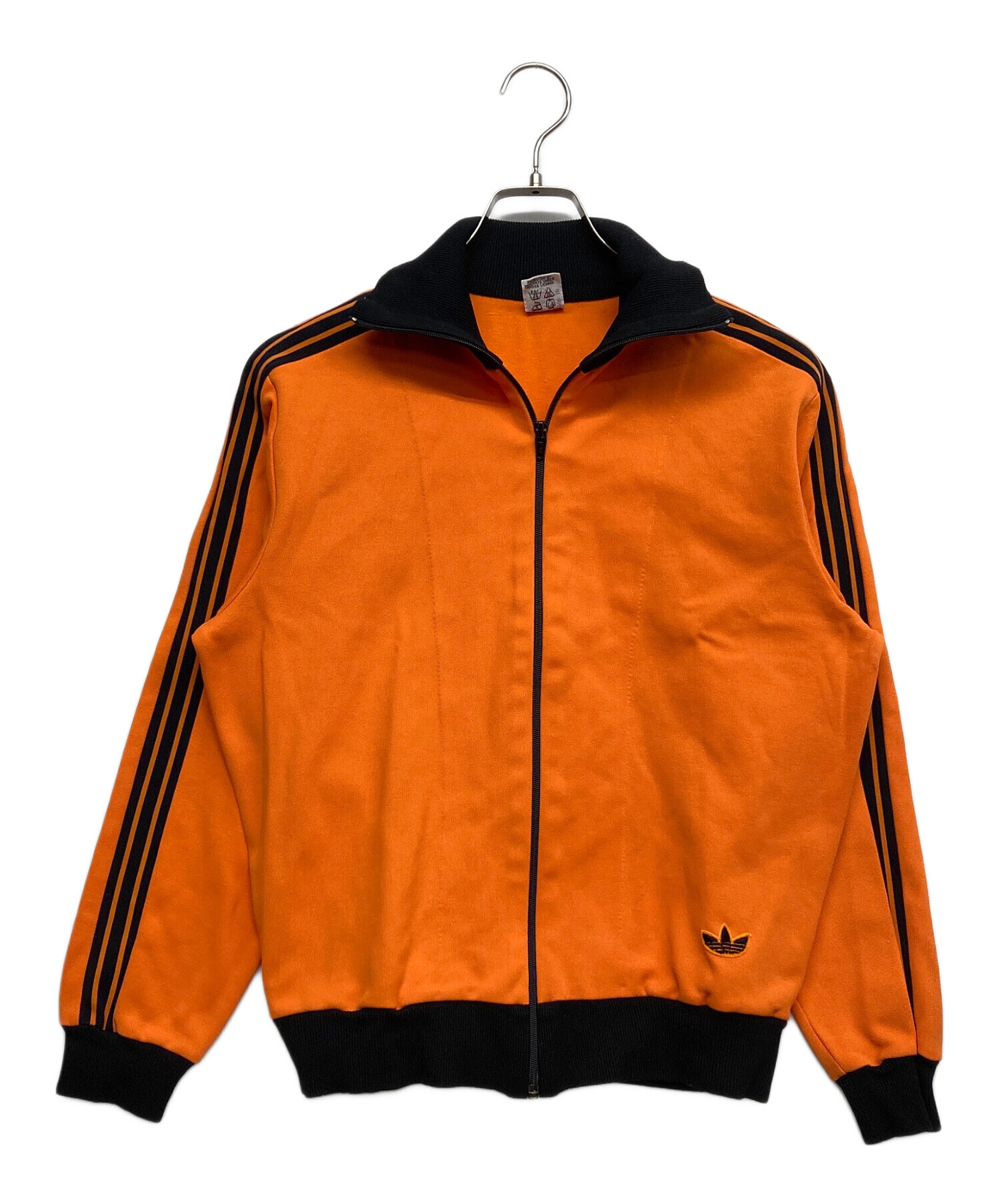 【古着】adidas originals トラックジャケット XLサイズ 2XL美品90s】アディダス刺繍トラックジャケット古着ジャージトップ 紺