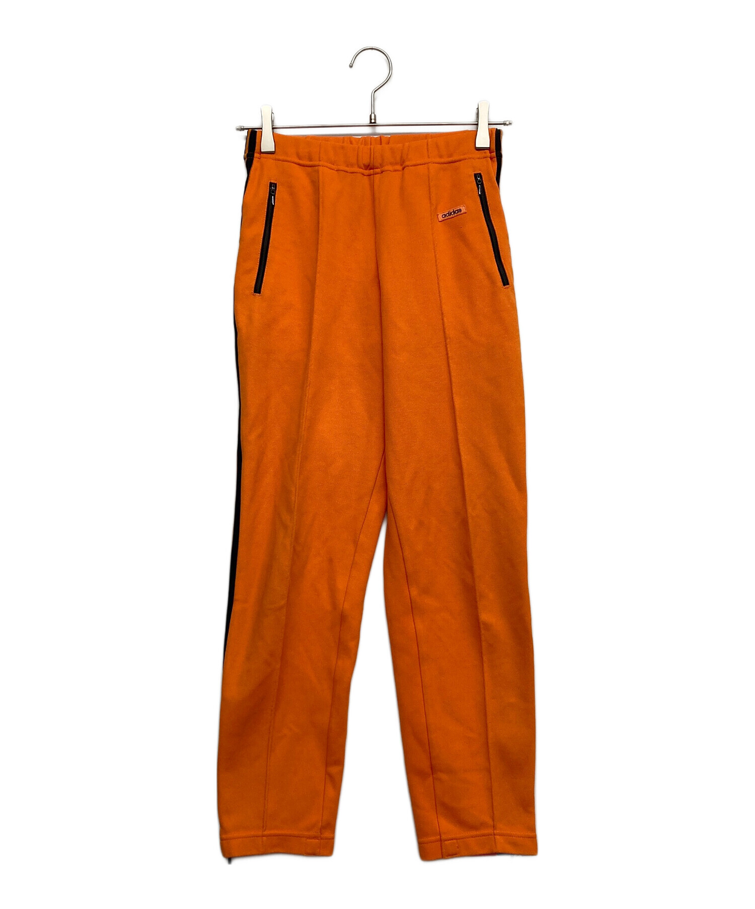 adidas オレンジ トラックパンツ 中古・古着通販】adidas (アディダス) トラックパンツ オレンジ サイズ