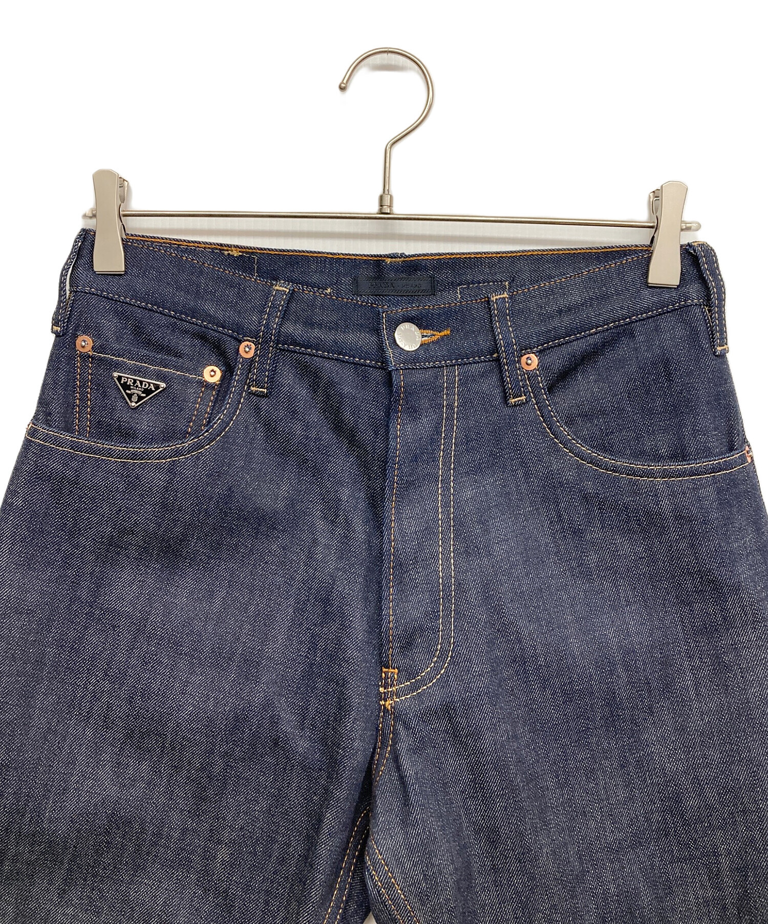 中古・古着通販】PRADA (プラダ) デニムパンツ インディゴ サイズ:28