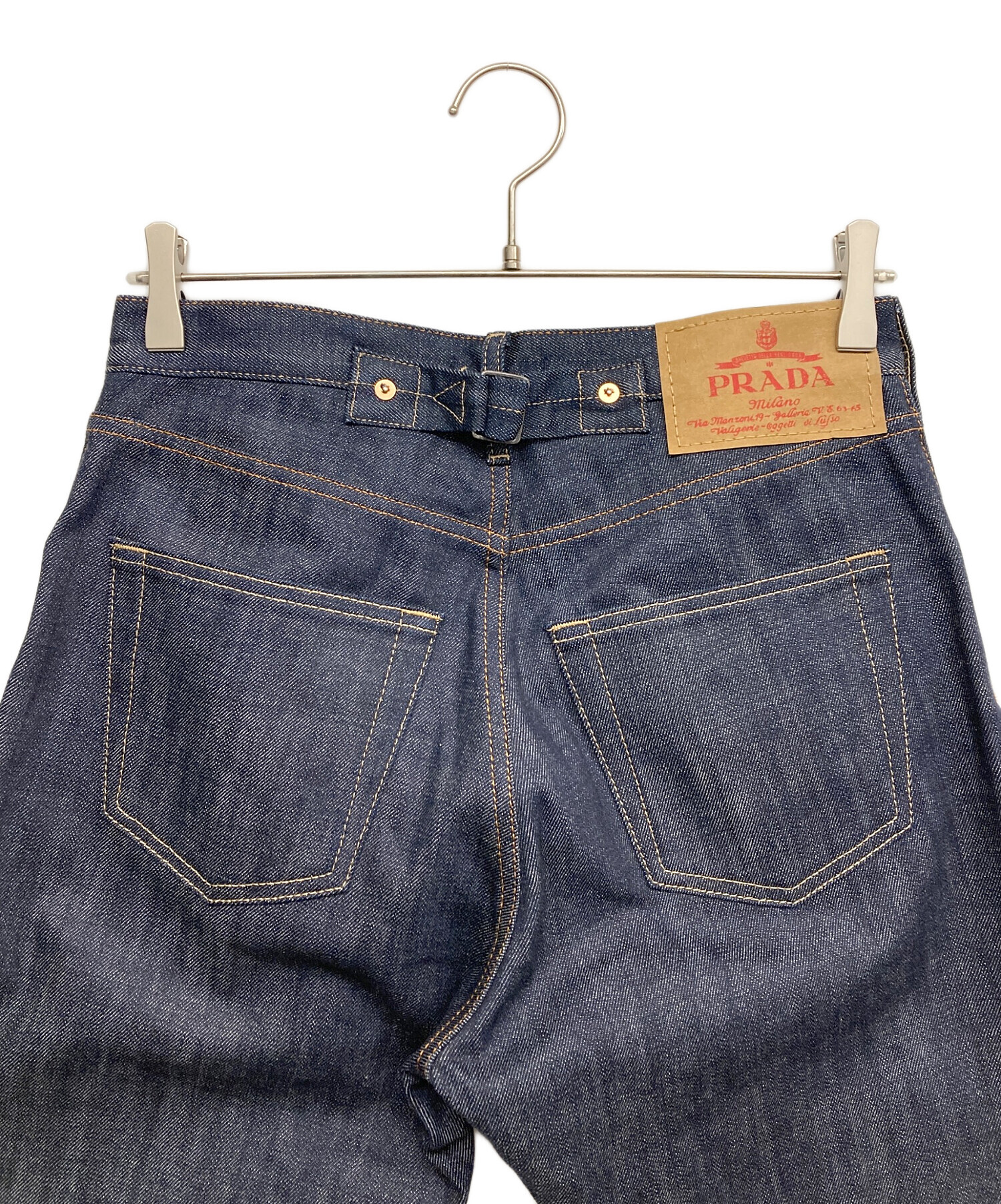 中古・古着通販】PRADA (プラダ) デニムパンツ インディゴ サイズ:28