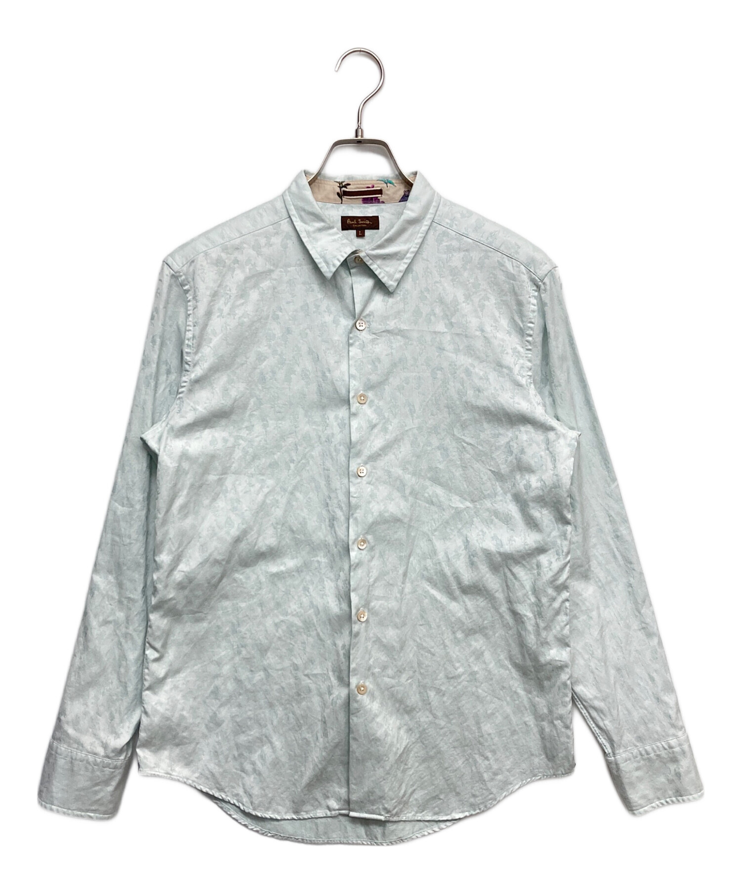中古・古着通販】PAUL SMITH (ポールスミス) 長袖シャツ ブルー サイズ 