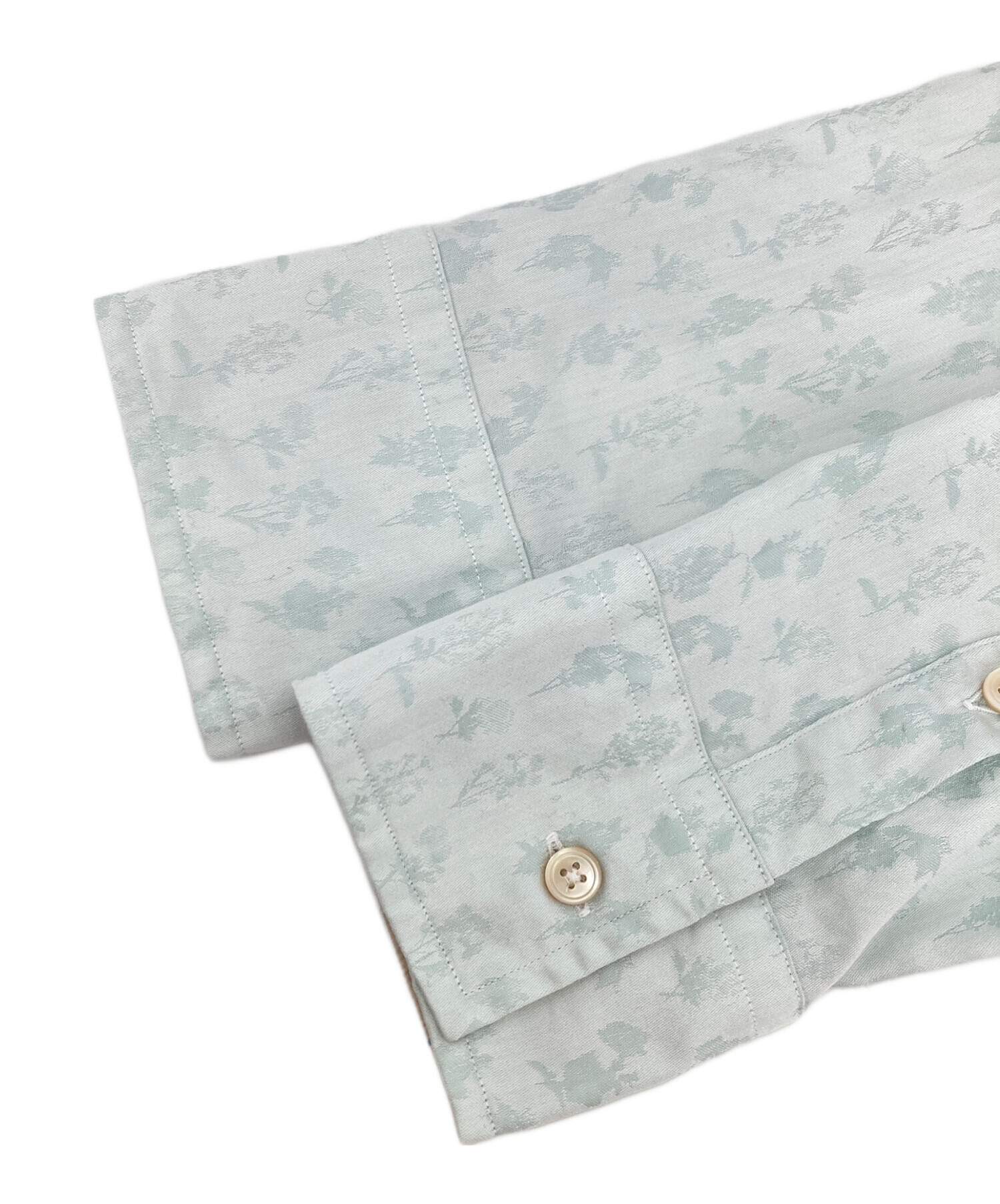 定価29700円 PAUL SMITH Painted Leaf 長袖 シャツ 中古・古着通販】PAUL SMITH (ポールスミス) 長袖シャツ ブルー サイズ