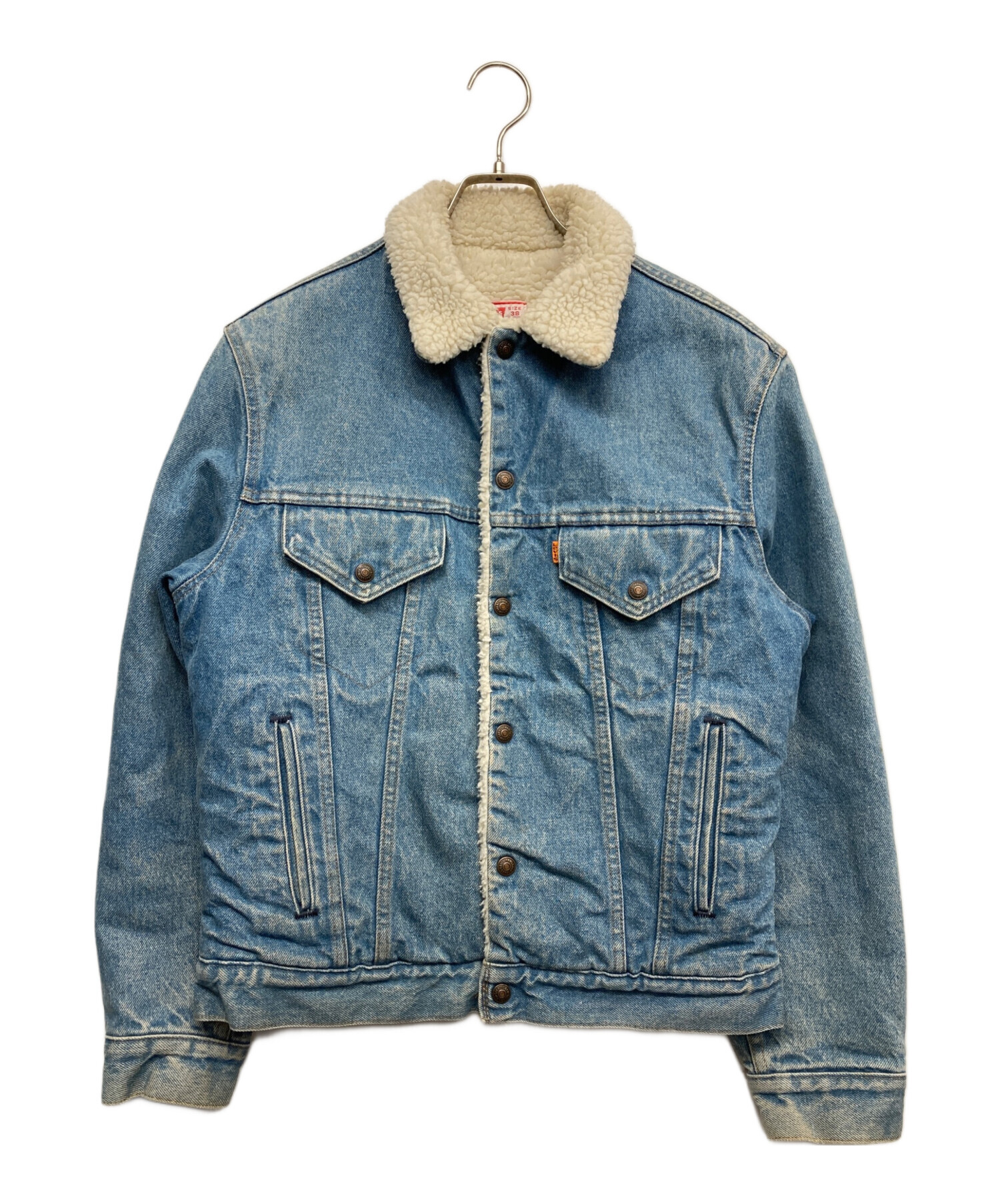中古・古着通販】LEVI'S (リーバイス) デニムボアジャケット ブルー