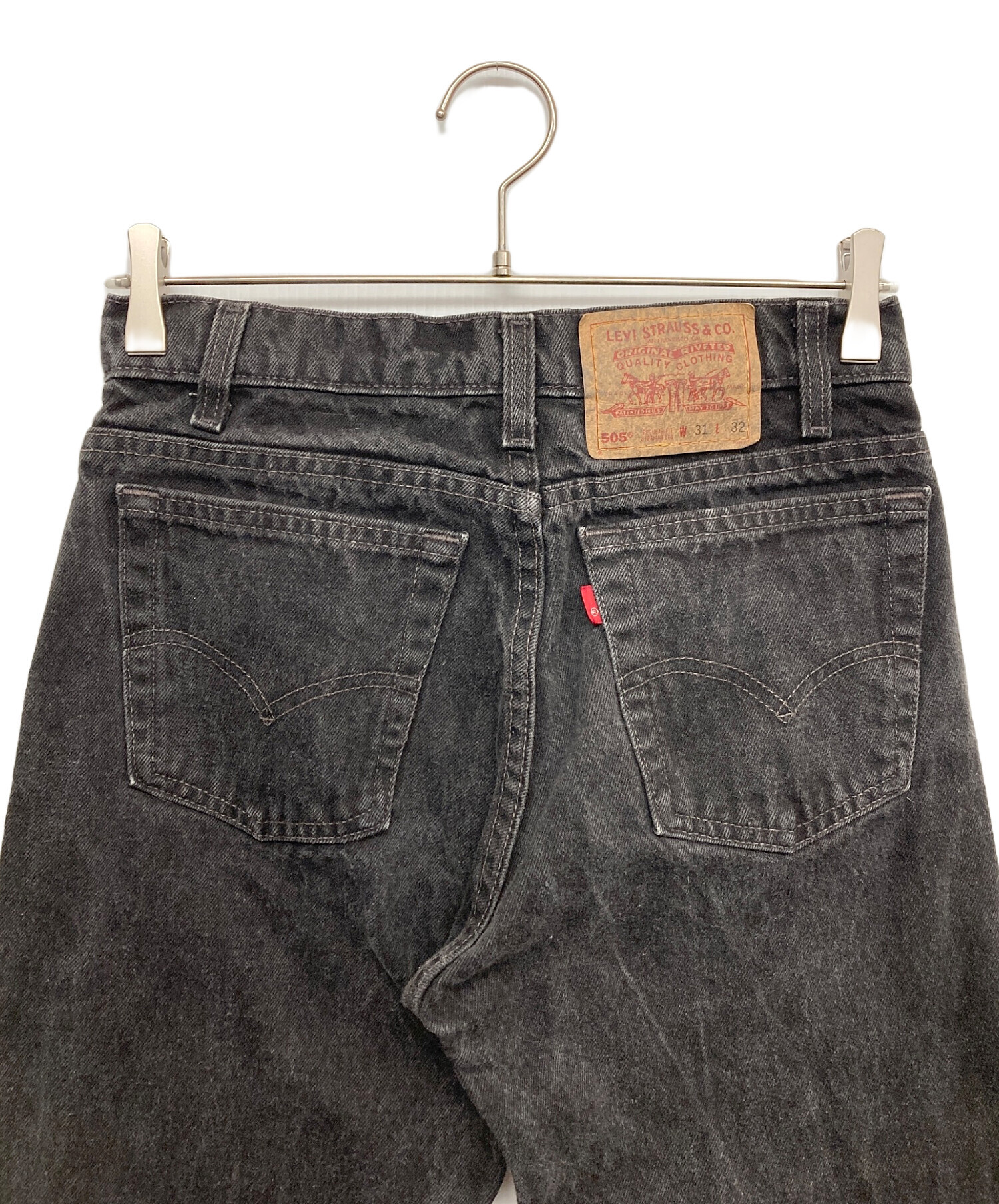 中古・古着通販】LEVI'S (リーバイス) 505ブラックデニムパンツ