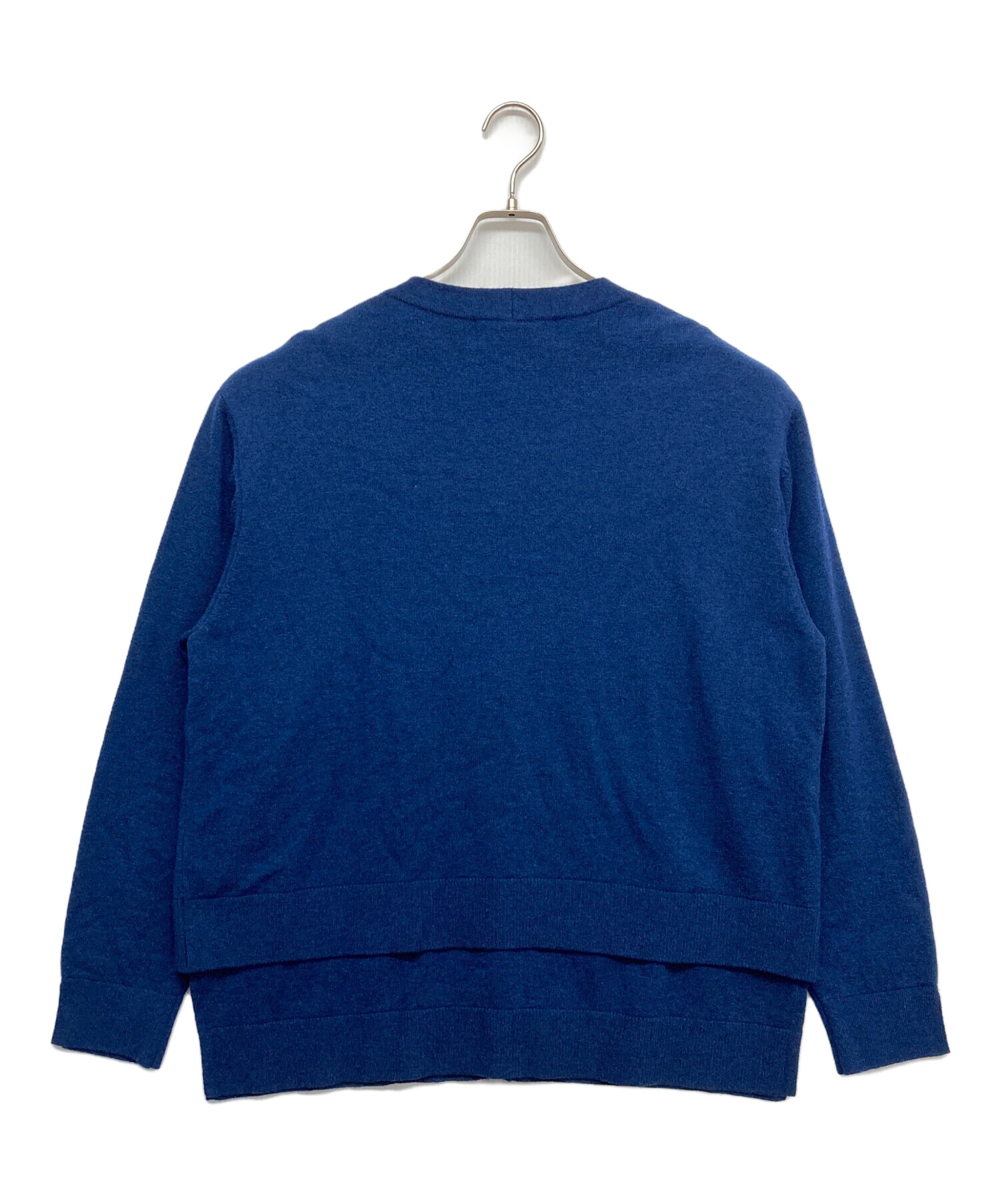 中古・古着通販】CULLNI (クルニ) レイヤードカーディガン ブルー