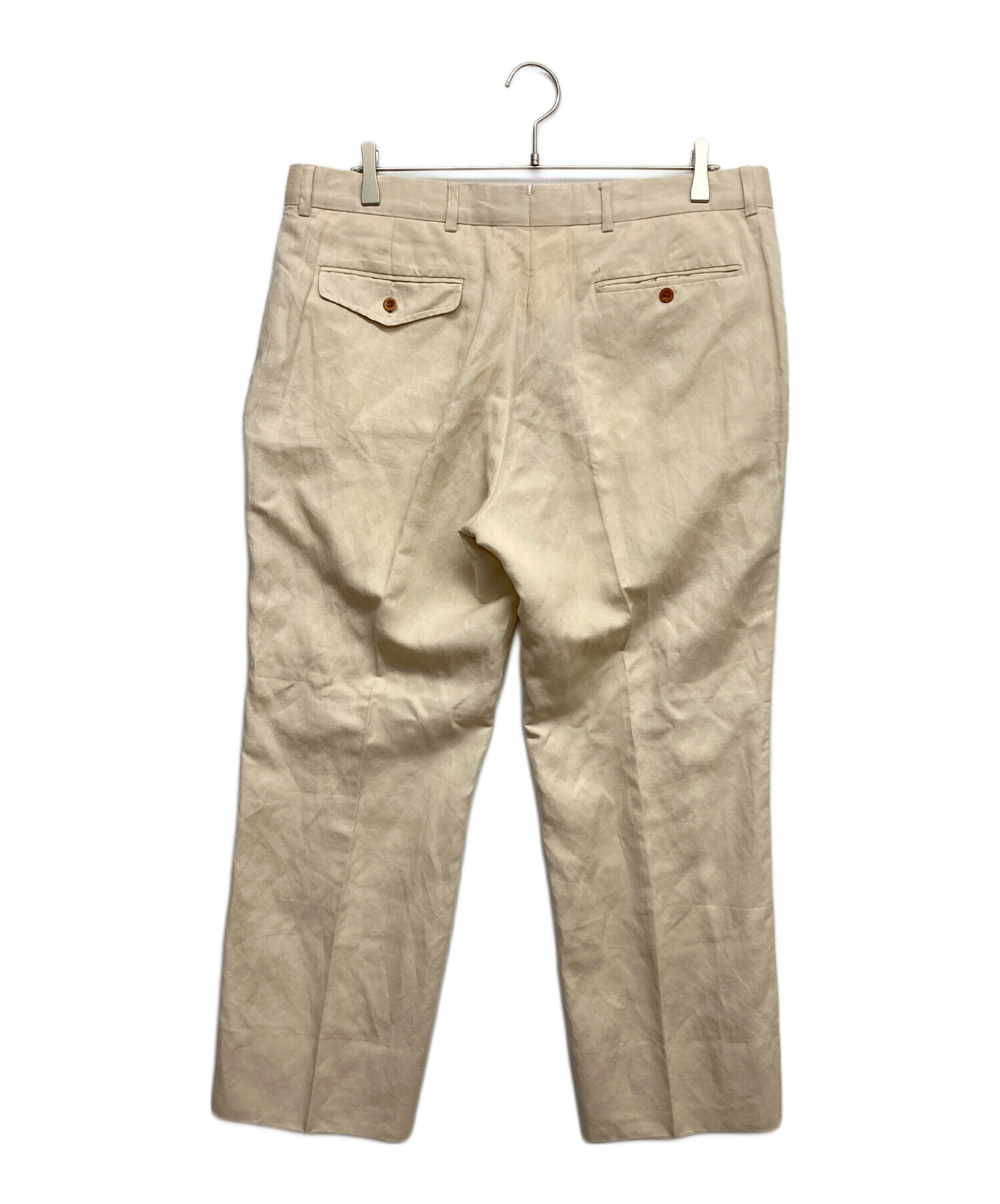 Polo Ralph Lauren ベージュ　リネン　スラックス 中古・古着通販】POLO RALPH LAUREN (ポロ・ラルフローレン) リネン