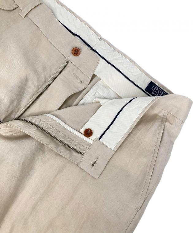 ラルフローレン W36 リネン ポロチノ スラックス 古着 90s 20967 中古・古着通販】POLO RALPH LAUREN (ポロ・ラルフローレン) リネン