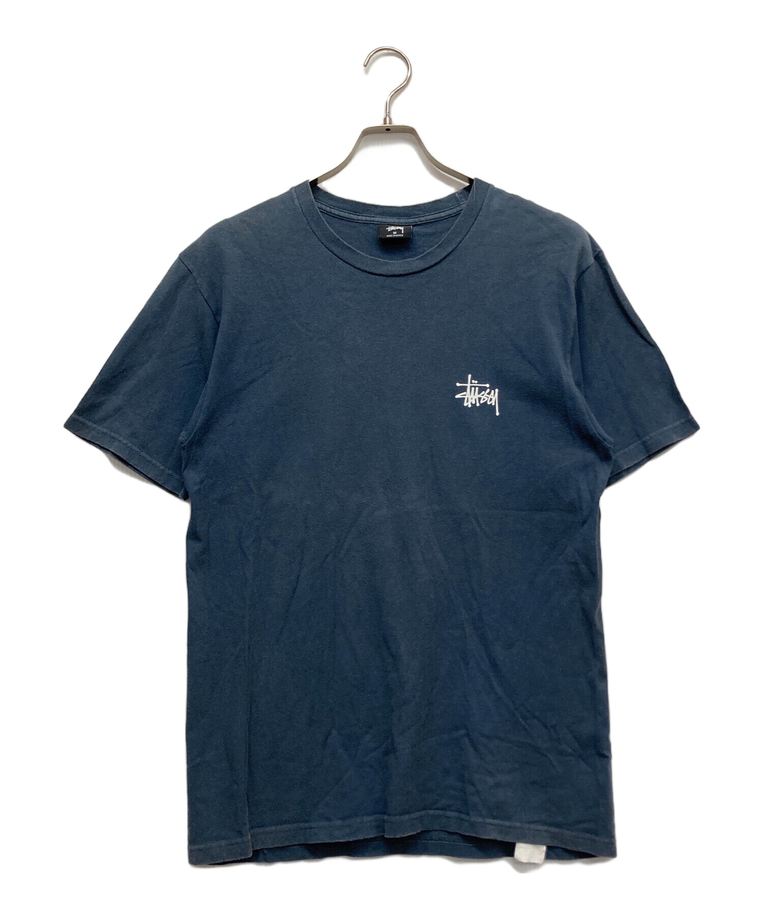 中古・古着通販】stussy (ステューシー) プリントTシャツ ネイビー