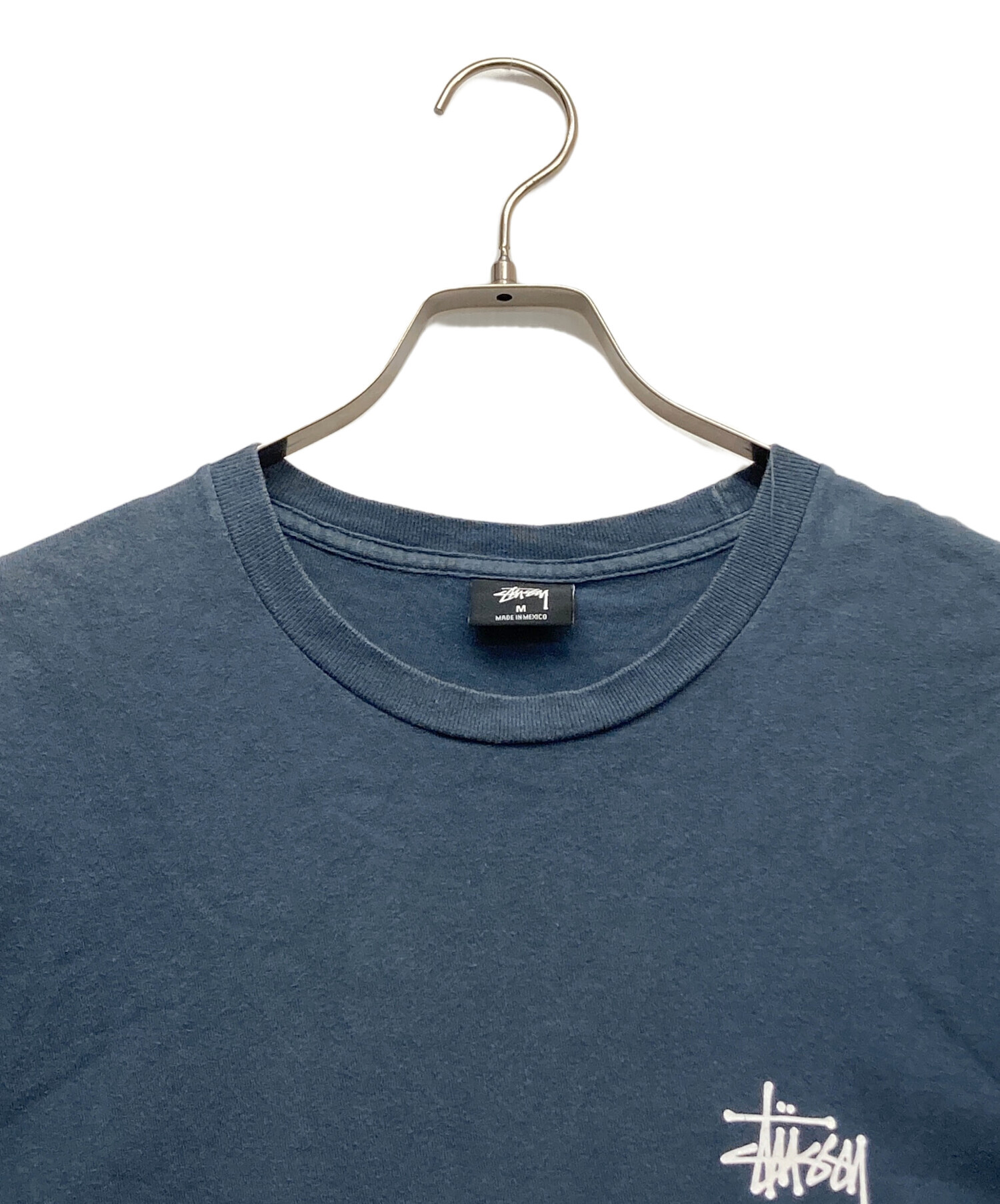 中古・古着通販】stussy (ステューシー) プリントTシャツ ネイビー