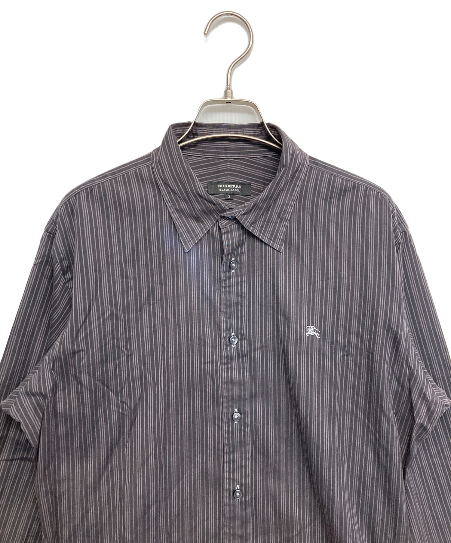 【新品未着用タグあり】Burberry Black label長袖Lサイズ 中古・古着通販】BURBERRY BLACK LABEL (バーバリーブラックレーベル