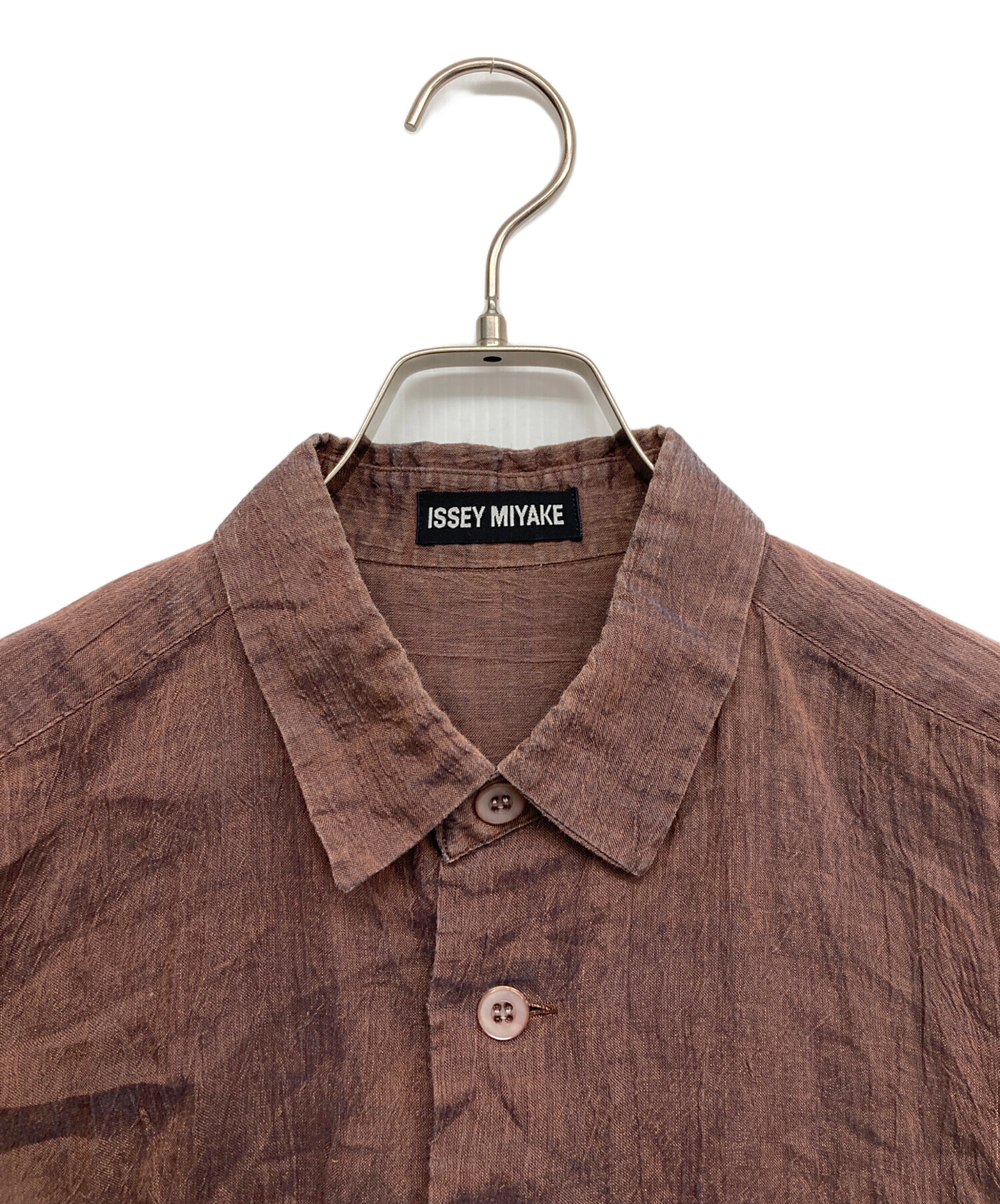 中古・古着通販】ISSEY MIYAKE MEN (イッセイミヤケメン) シアーシャツ