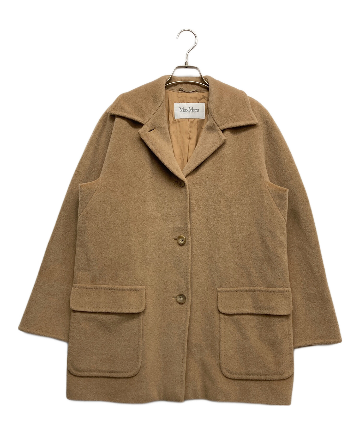 中古・古着通販】MaxMara (マックスマーラ) チェスターコート ブラウン