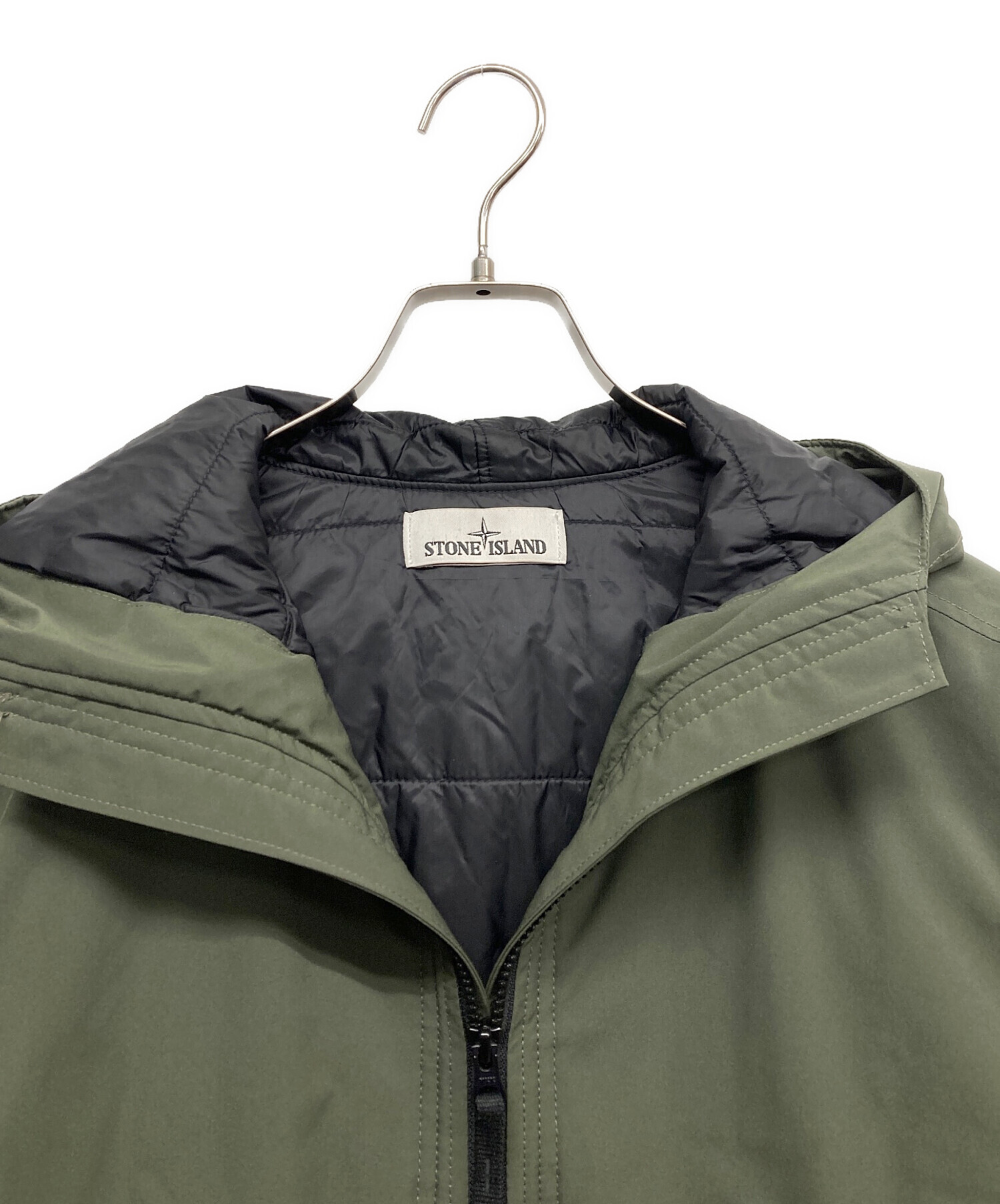 【未使用級✨XL!!】ストーンアイランド　フーデッドブルゾン　プリマロフト　中綿 中古・古着通販】STONE ISLAND (ストーンアイランド) プリマロフト