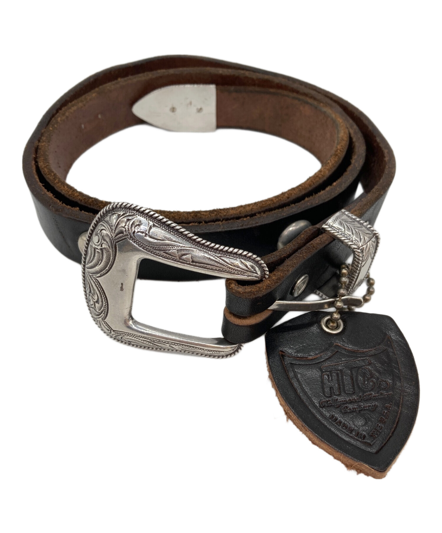 中古・古着通販】htc (エイチティーシー) ウエスタンスタッズベルト