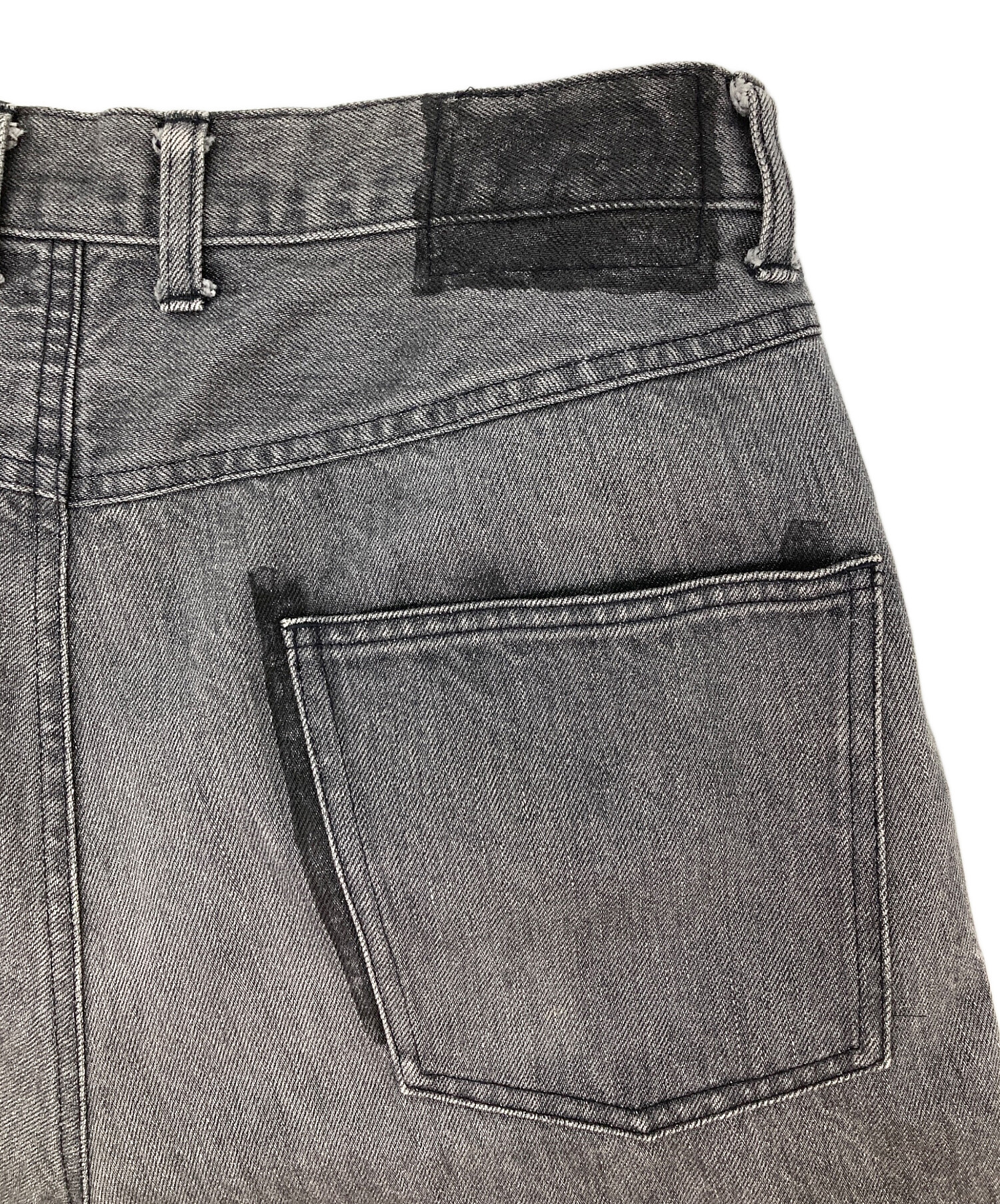 中古・古着通販】stein (シュタイン) RECONSTRUCTION WIDE DENIM JEANS