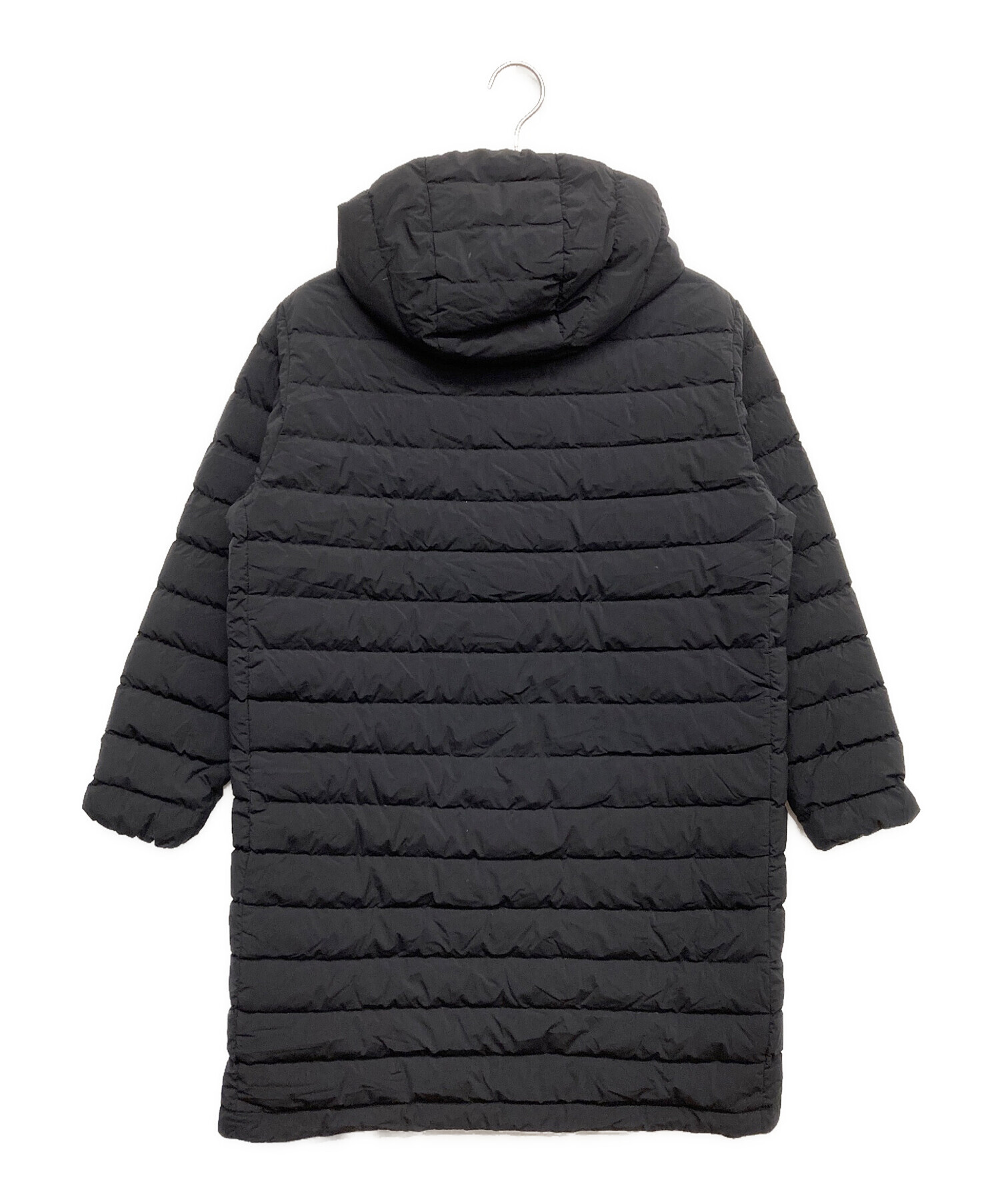 中古・古着通販】DANTON (ダントン) MIDDLE DOWN HOODED COAT ブラック 