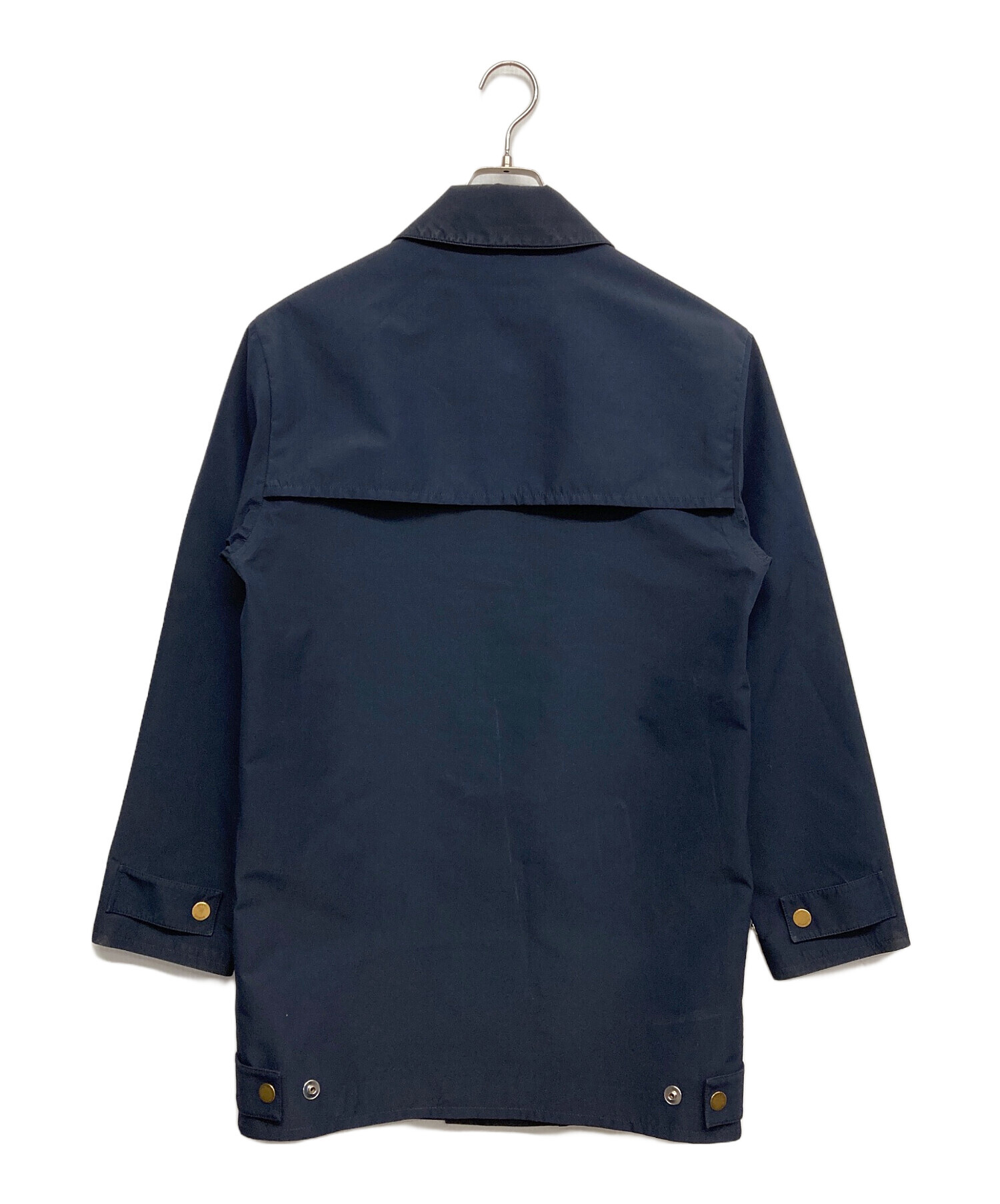 中古・古着通販】dunhill (ダンヒル) ステンカラーコート ネイビー