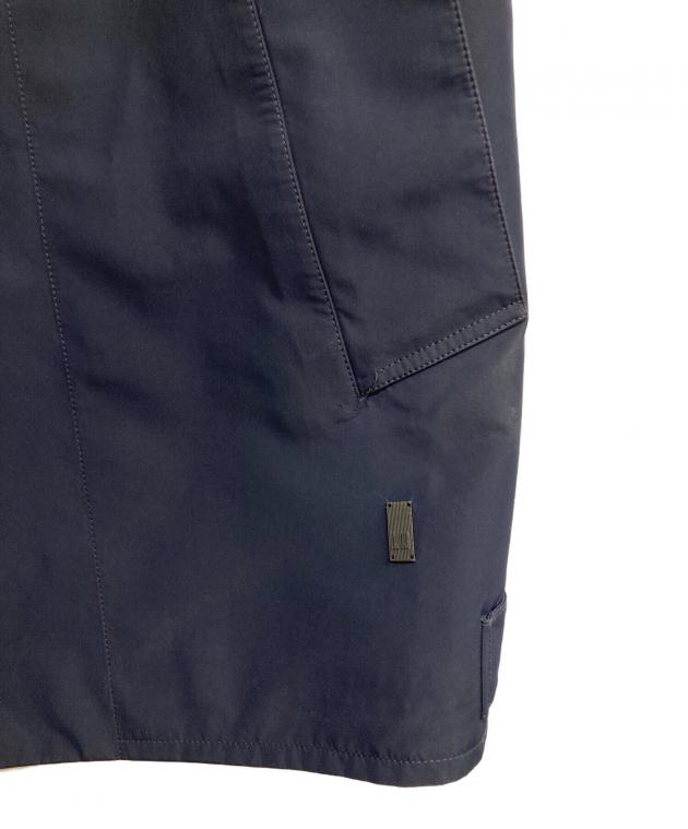 中古・古着通販】dunhill (ダンヒル) ステンカラーコート ネイビー