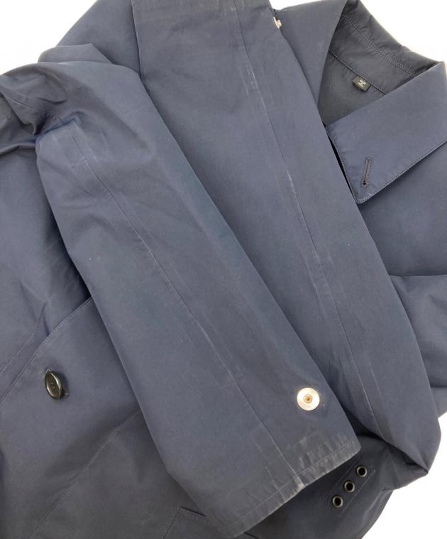 中古・古着通販】dunhill (ダンヒル) ステンカラーコート ネイビー