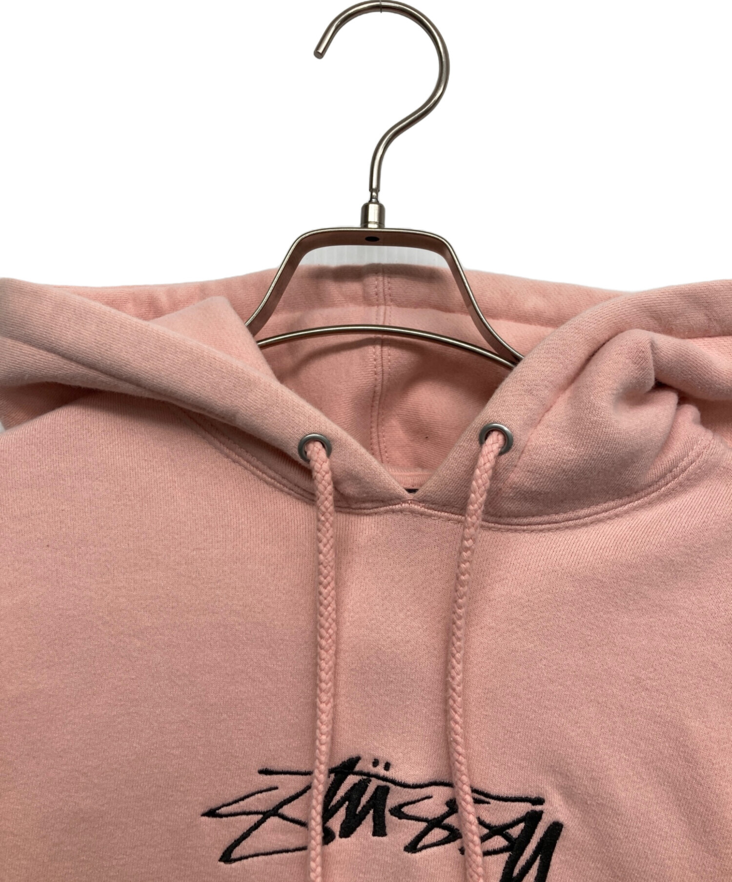 Stussy ピンク パーカー Sサイズ ステューシー ロゴ パーカー ピンク | ブランド古着を扱うリユース