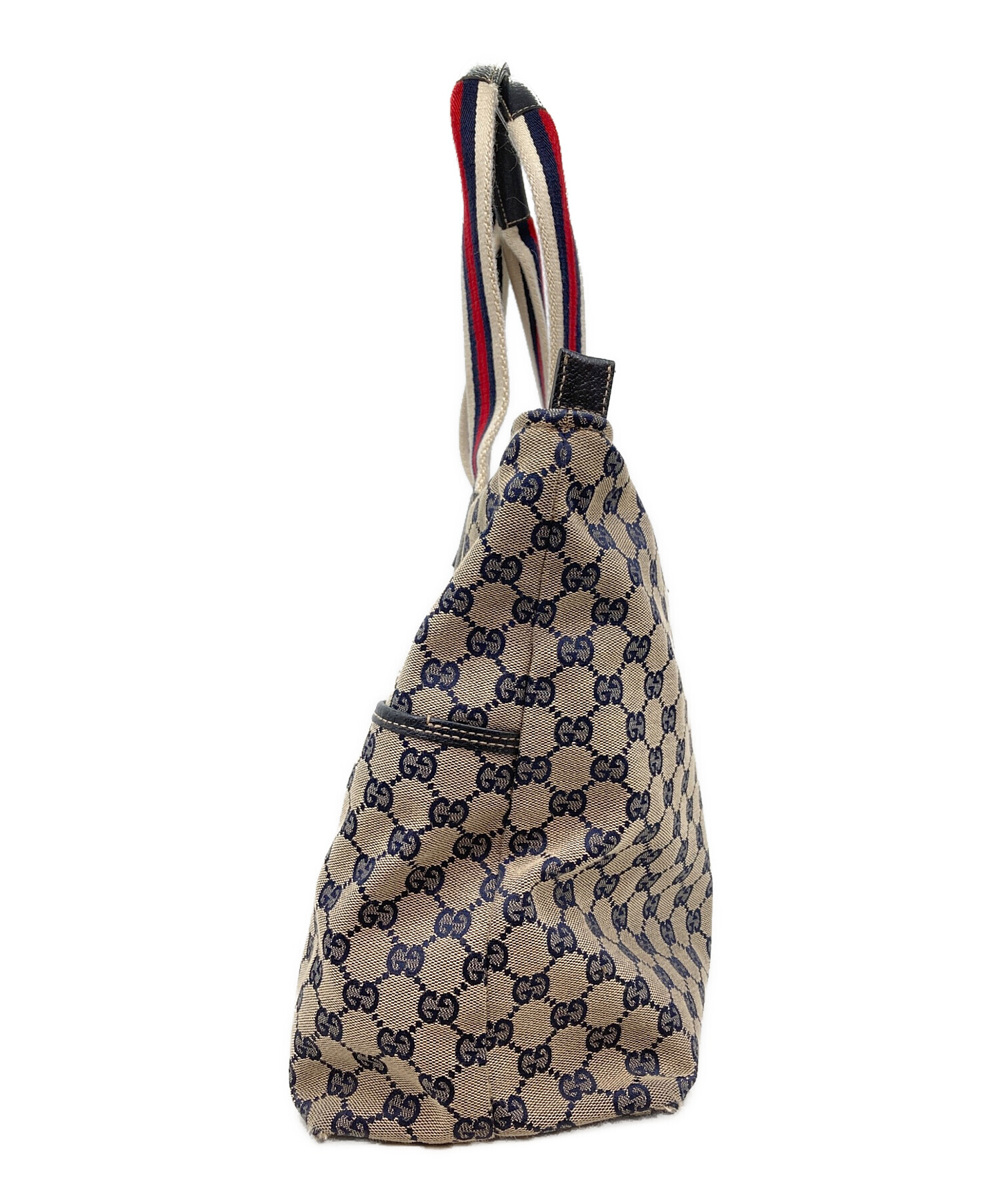 中古・古着通販】GUCCI (グッチ) GGマザーズトートバッグ ブラウン 