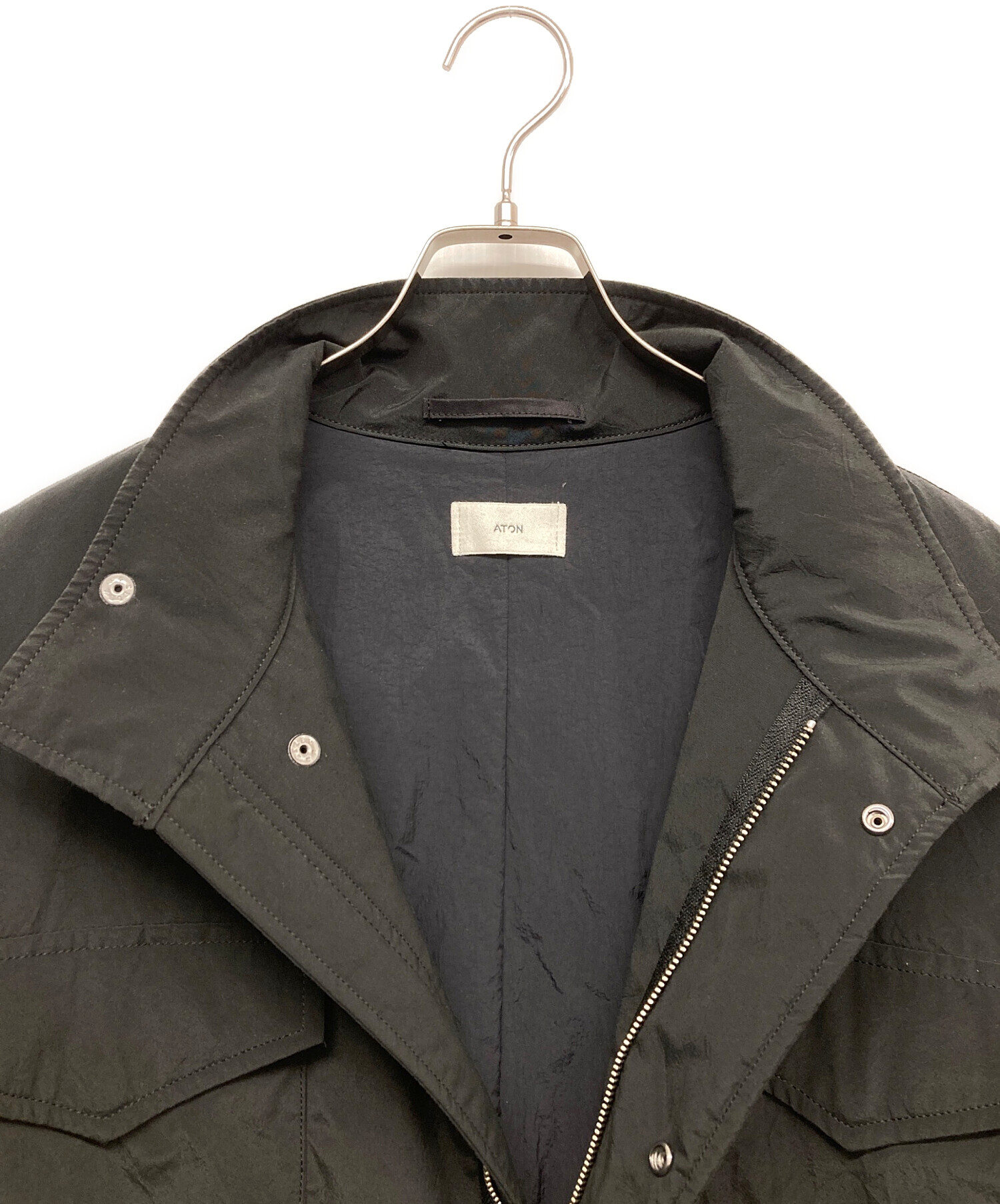 中古・古着通販】ATON (エイトン) テクノコットン スタンドカラー M-65