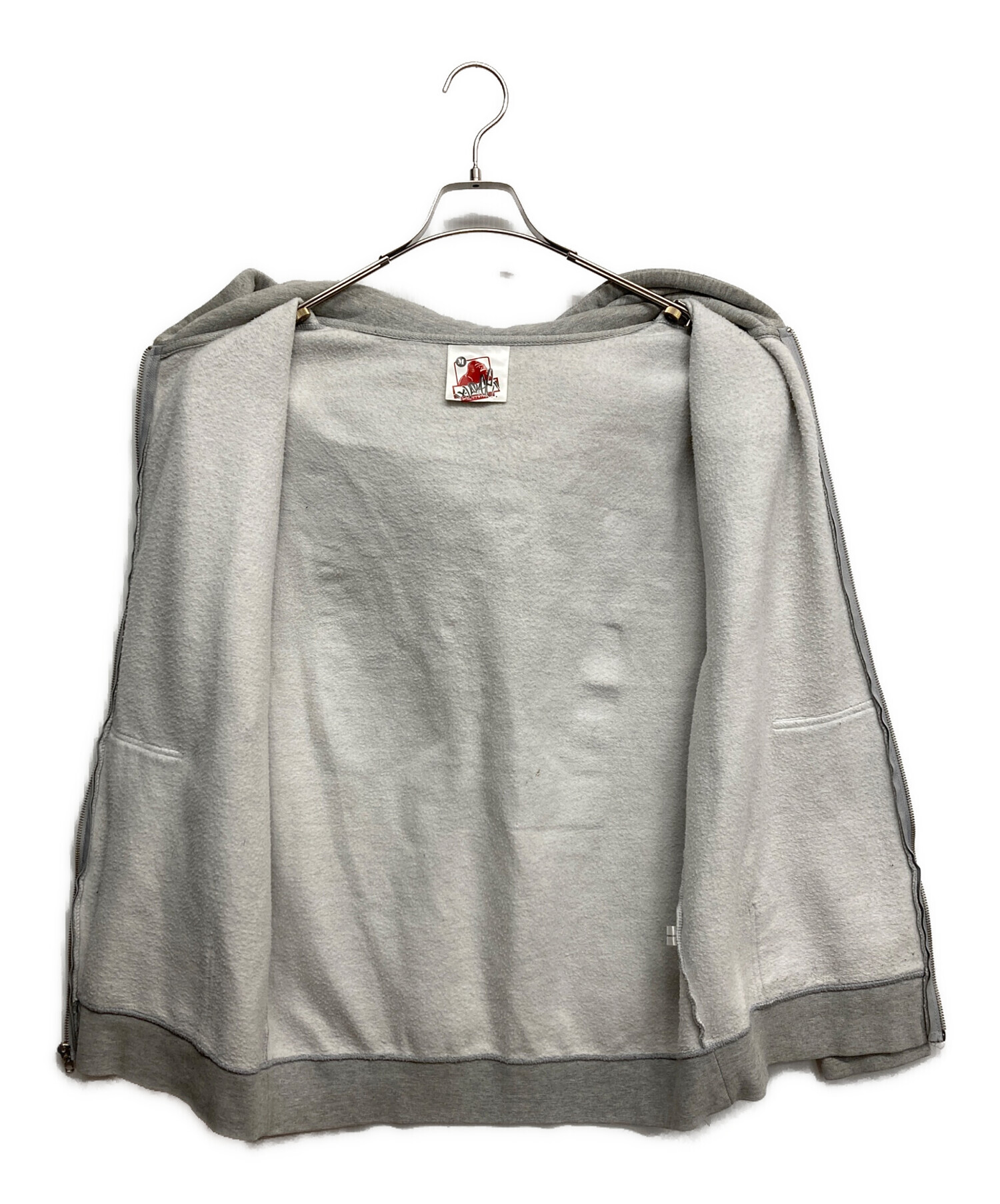 中古・古着通販】X-LARGE (エクストララージ) ジップパーカー グレー