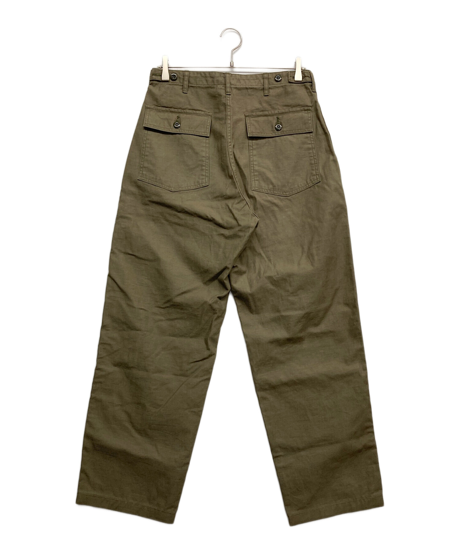 古着 TCB jeans ベイカー パンツ カーキ ボタンフライ メンズ 中古・古着通販】TCB JEANS (ティーシービー ジーンズ) ベイカーパンツ