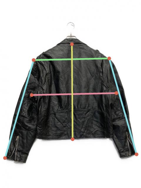中古・古着通販】hot leathers (ホットレザーズ) ライダースレザー