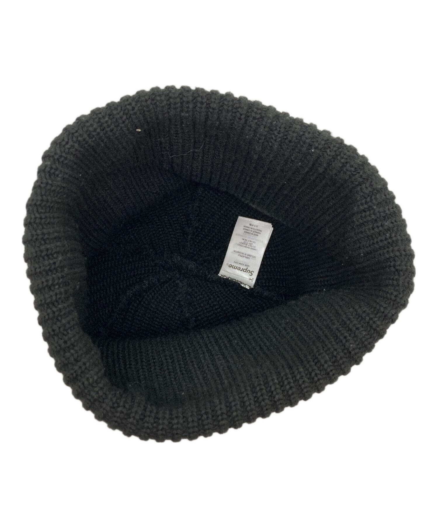 中古・古着通販】Supreme (シュプリーム) Loose Gauge Beanie ブラック