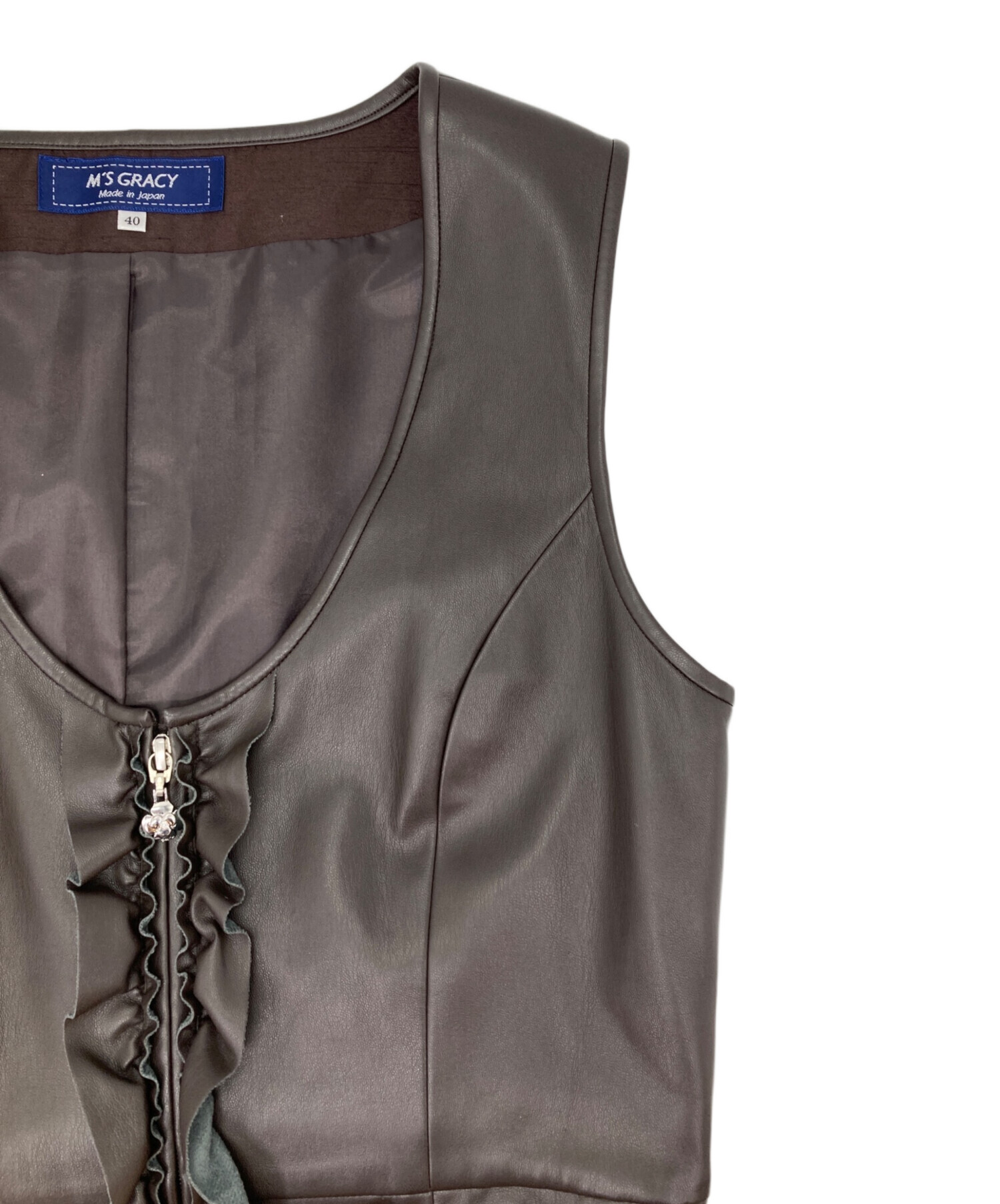 中古・古着通販】M'S GRACY (エムズグレイシー) フリルノースリーブ