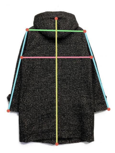 中古・古着通販】COACH (オールドコーチ) ダッフルコート ブラック