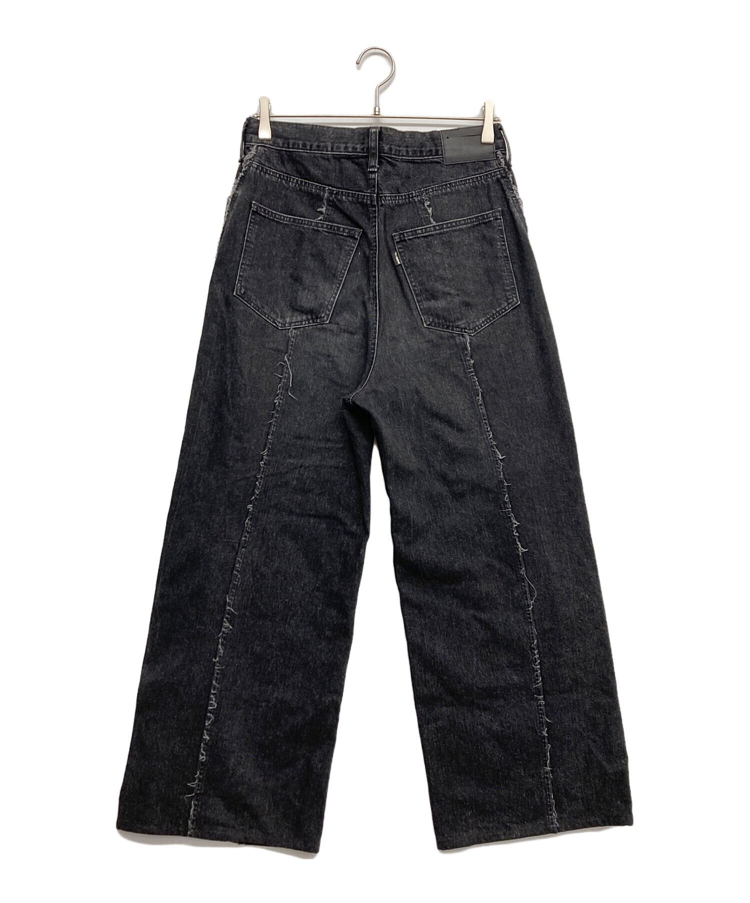 中古・古着通販】jieda (ジエダ) LOOSE FIT JEANS ブラック サイズ:1