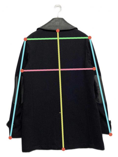 中古・古着通販】anachronorm (アナクロノーム) 切替ウールコート