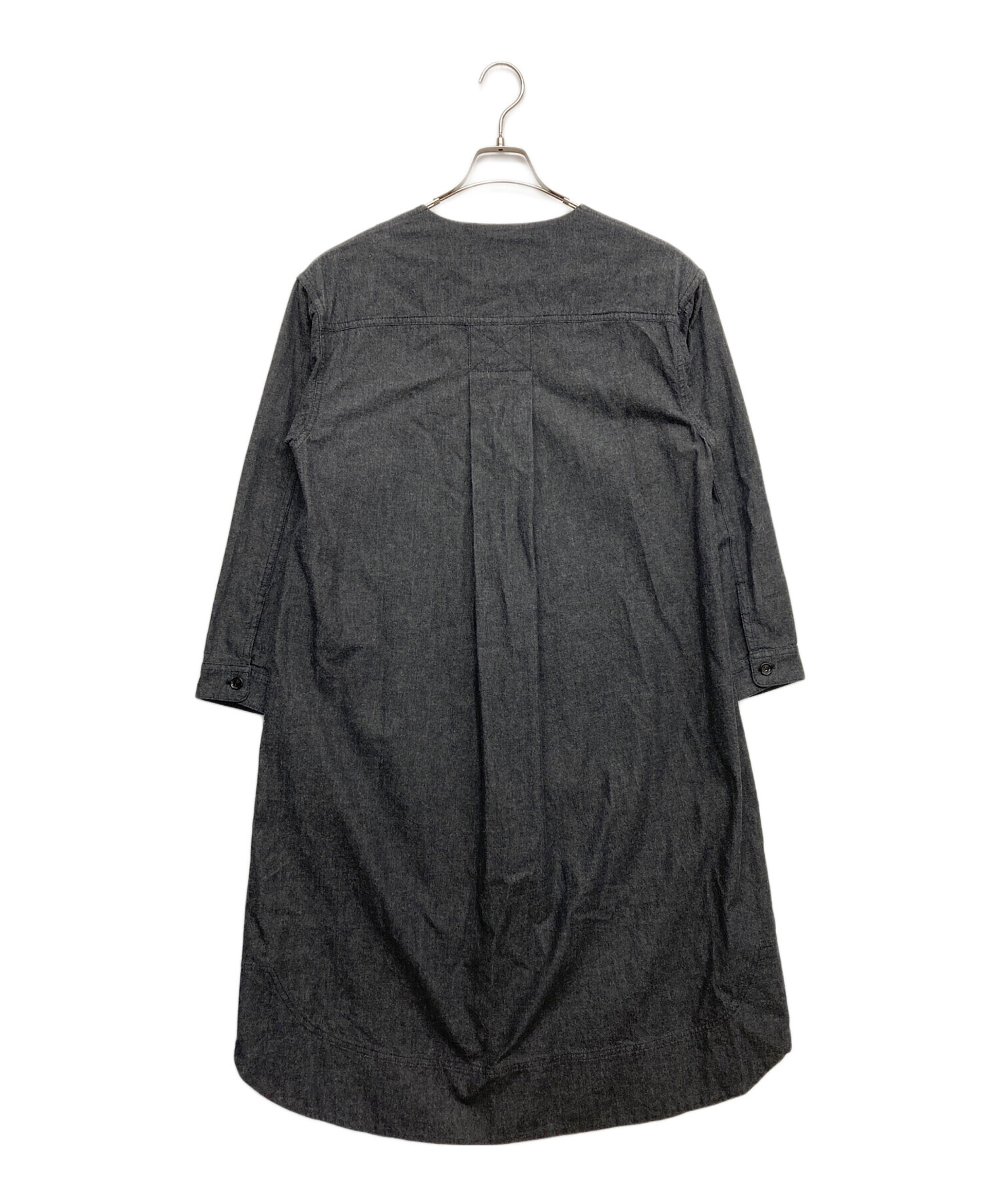 中古・古着通販】PINK HOUSE (ピンクハウス) ロゴ刺繍デニムワンピース