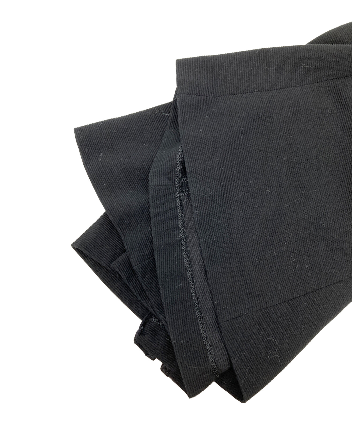 中古・古着通販】Rene (ルネ) ジップアップニットワンピース ブラック