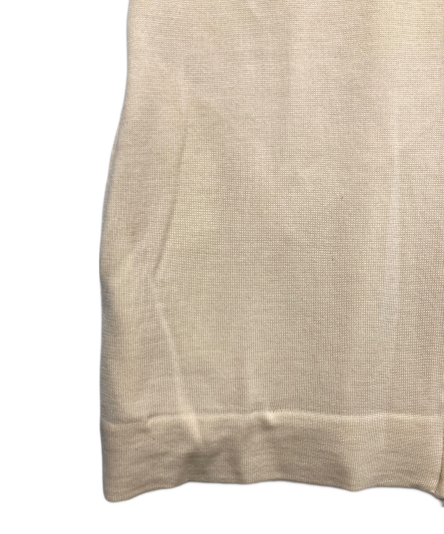 中古・古着通販】Rene (ルネ) ジップアップニット ベージュ サイズ:36