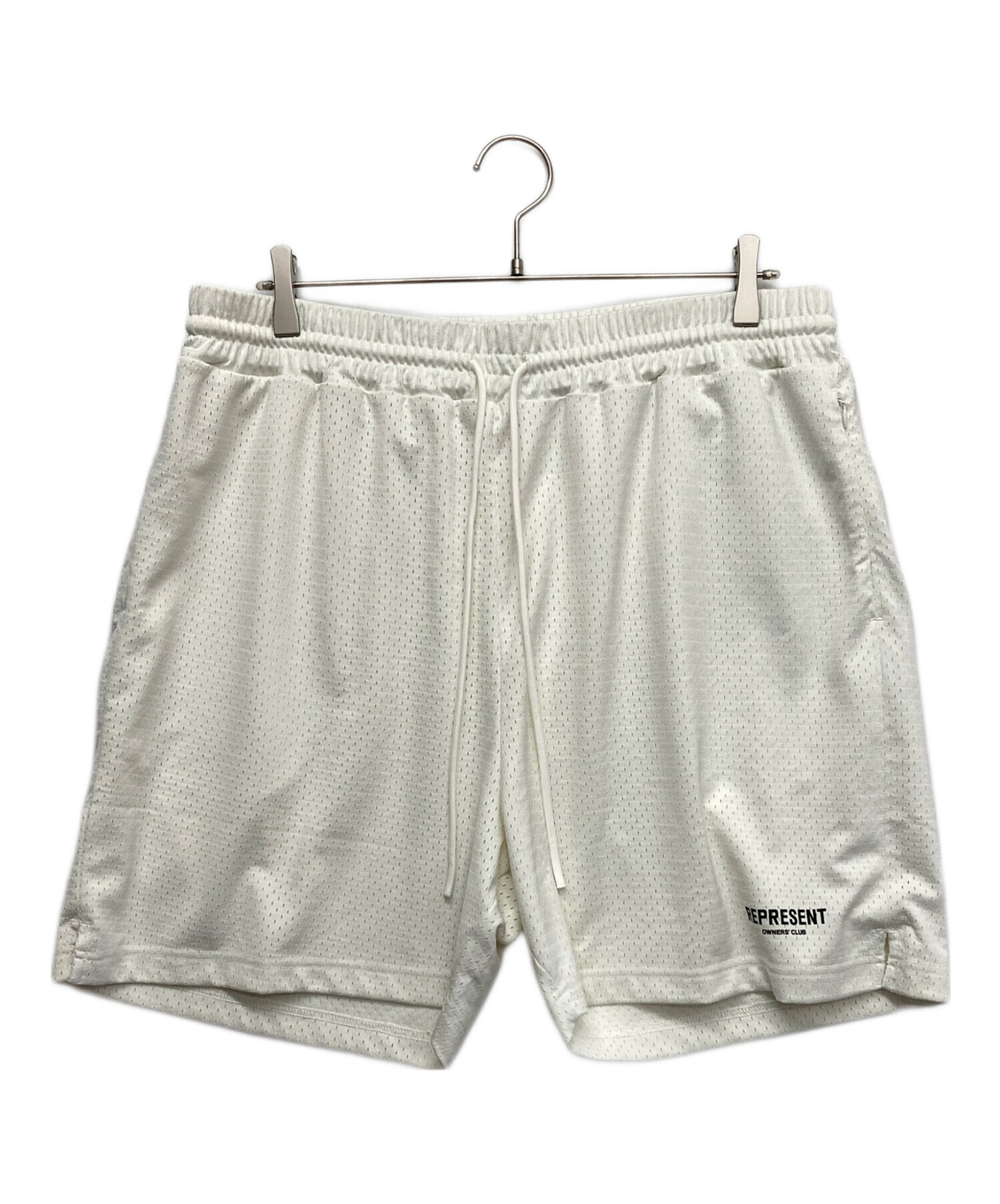 中古・古着通販】REPRESENT (リプレゼント) ハーフパンツ ホワイト