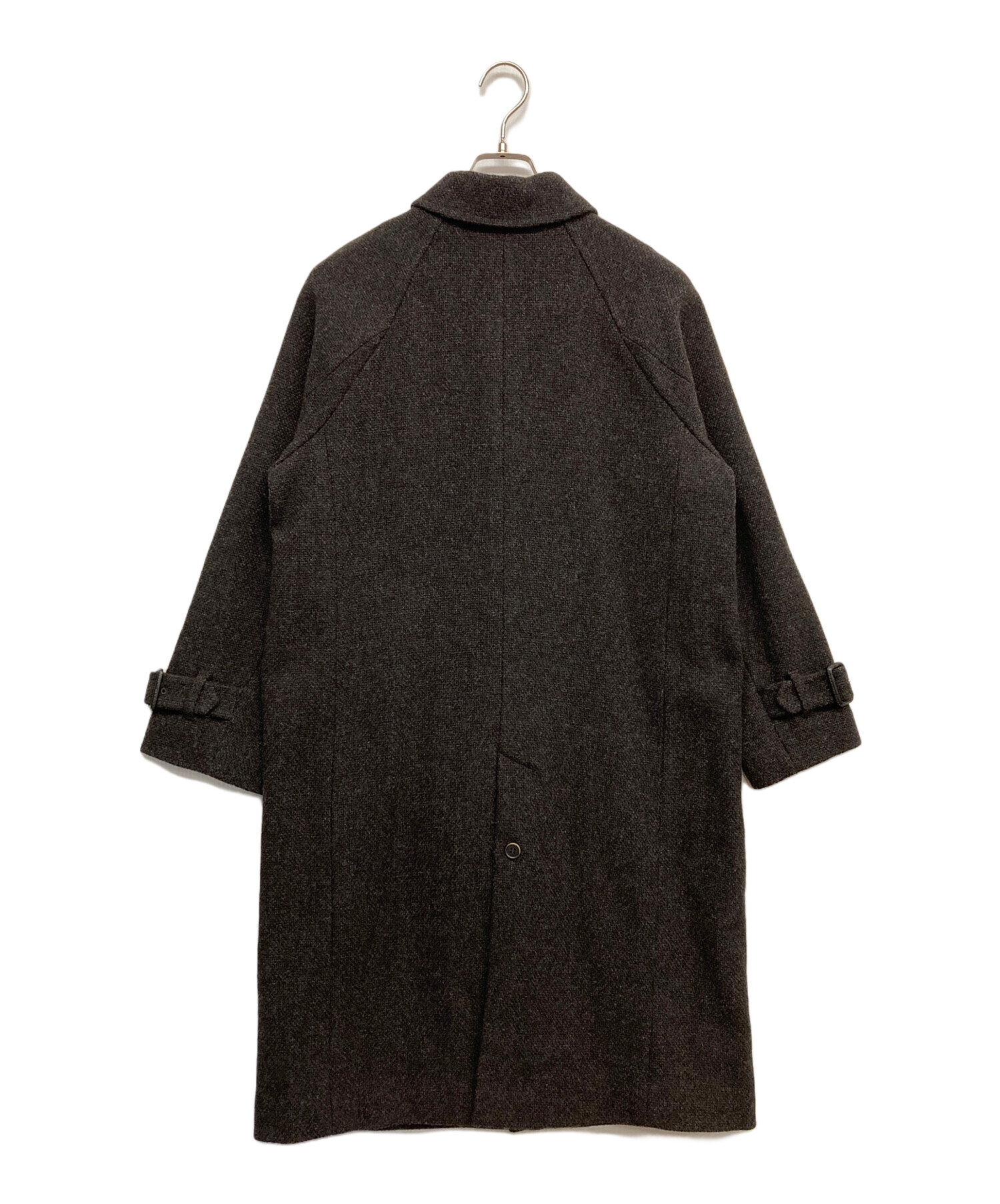【美品】ヒューマンウーマン　オックスステンカラーコートMサイズ　ブラウン 中古・古着通販】HUMAN WOMAN (ヒューマンウーマン) ウールナイロン
