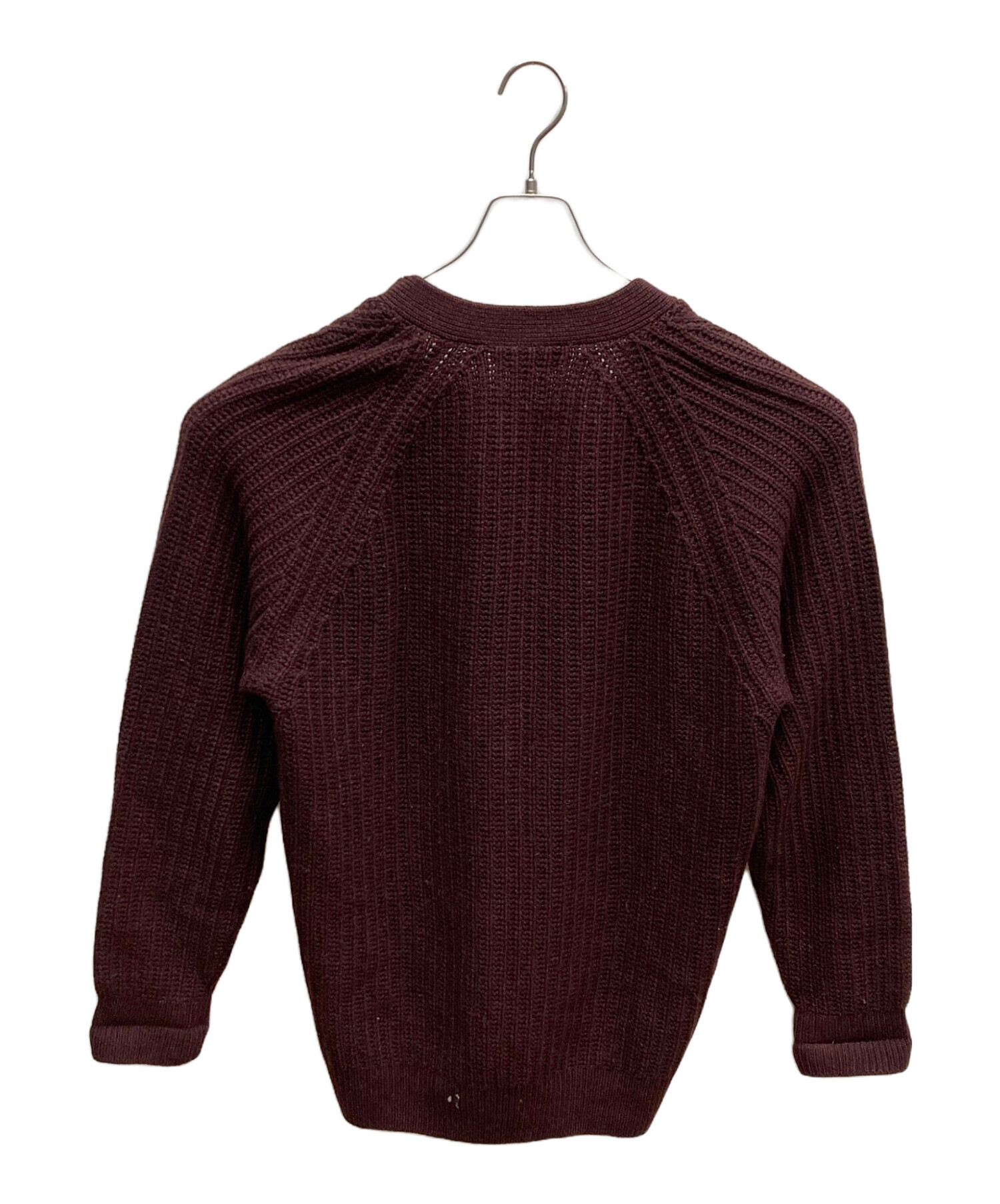 【dunhill】近年 ショールカラーニット カーディガン ブラウン イタリア製 中古・古着通販】dunhill (ダンヒル) ニットカーディガン ブラウン