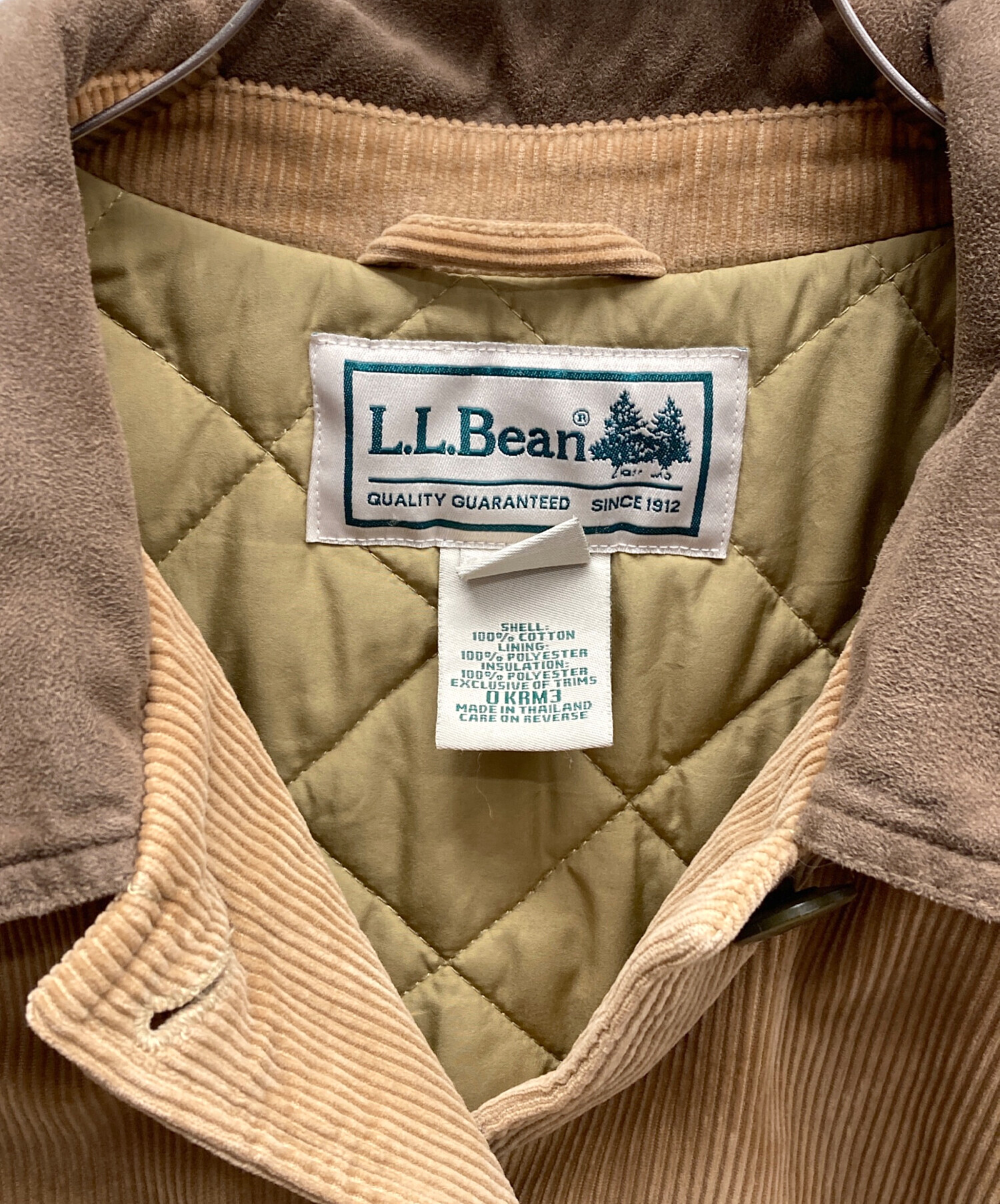 中古・古着通販】L.L.Bean (エルエルビーン) コーデュロイ中綿 